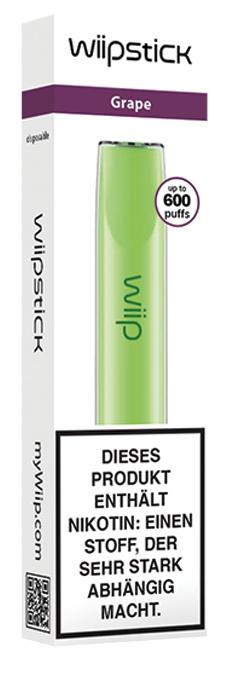 WIIP Stick Grape 18mg 1 Packung
