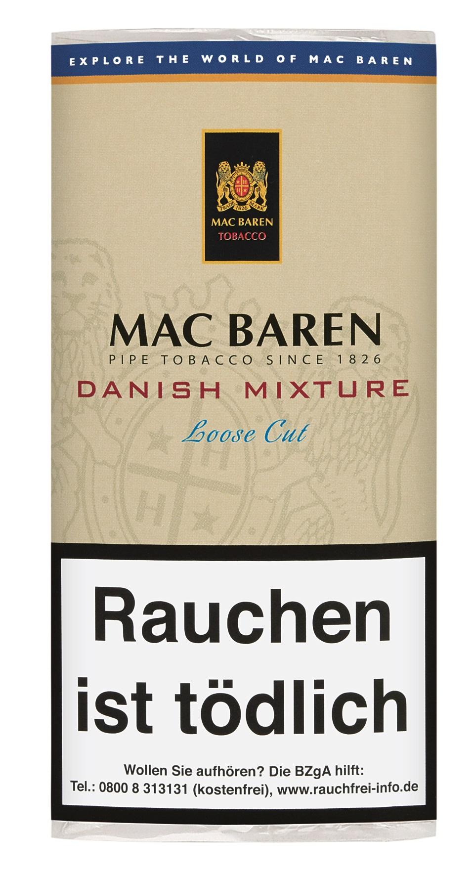 Mac Baren Pfeifentabak Danish Mixture 1 Stange