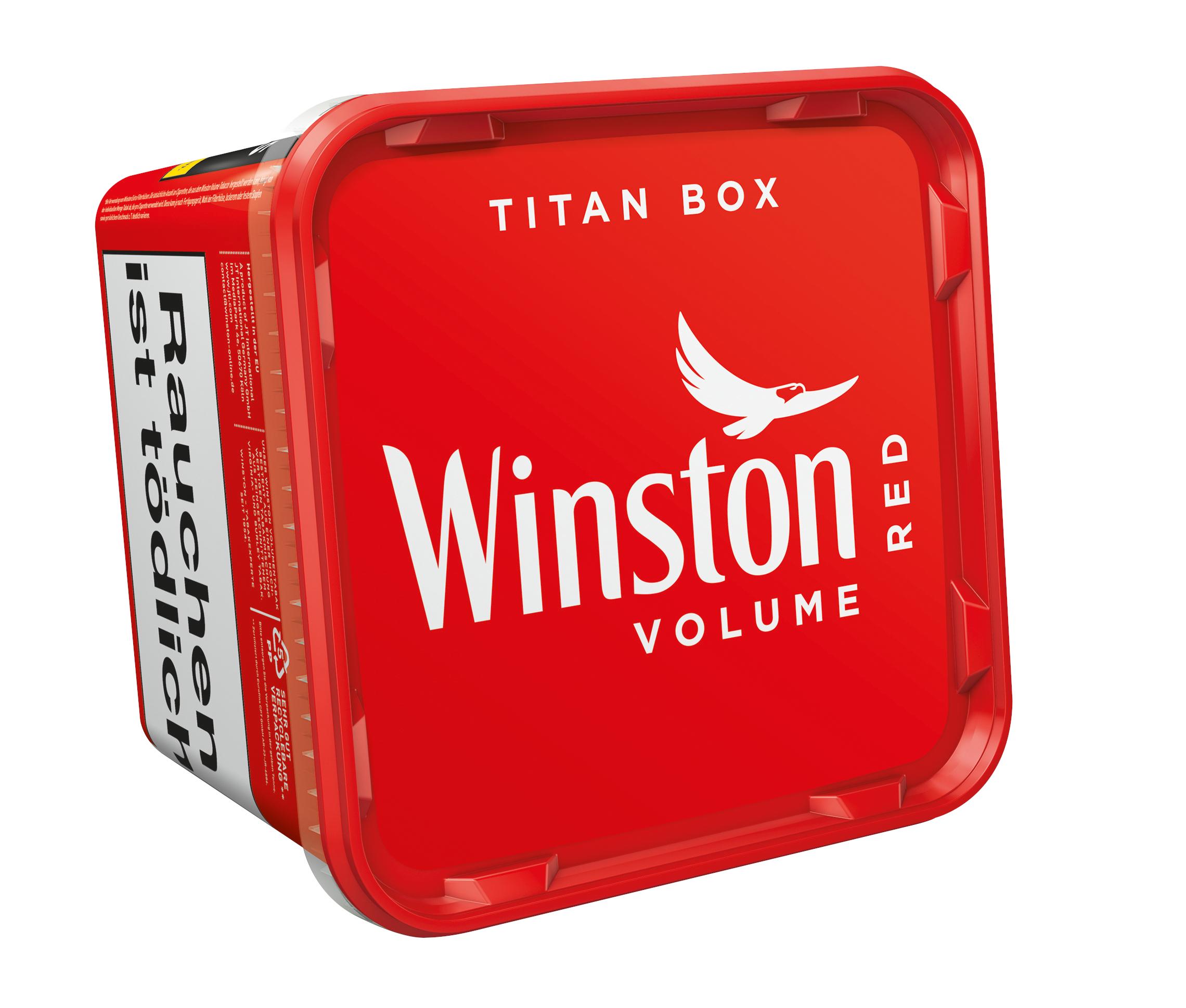 Winston Red Volumentabak Titan Box 1 Packung