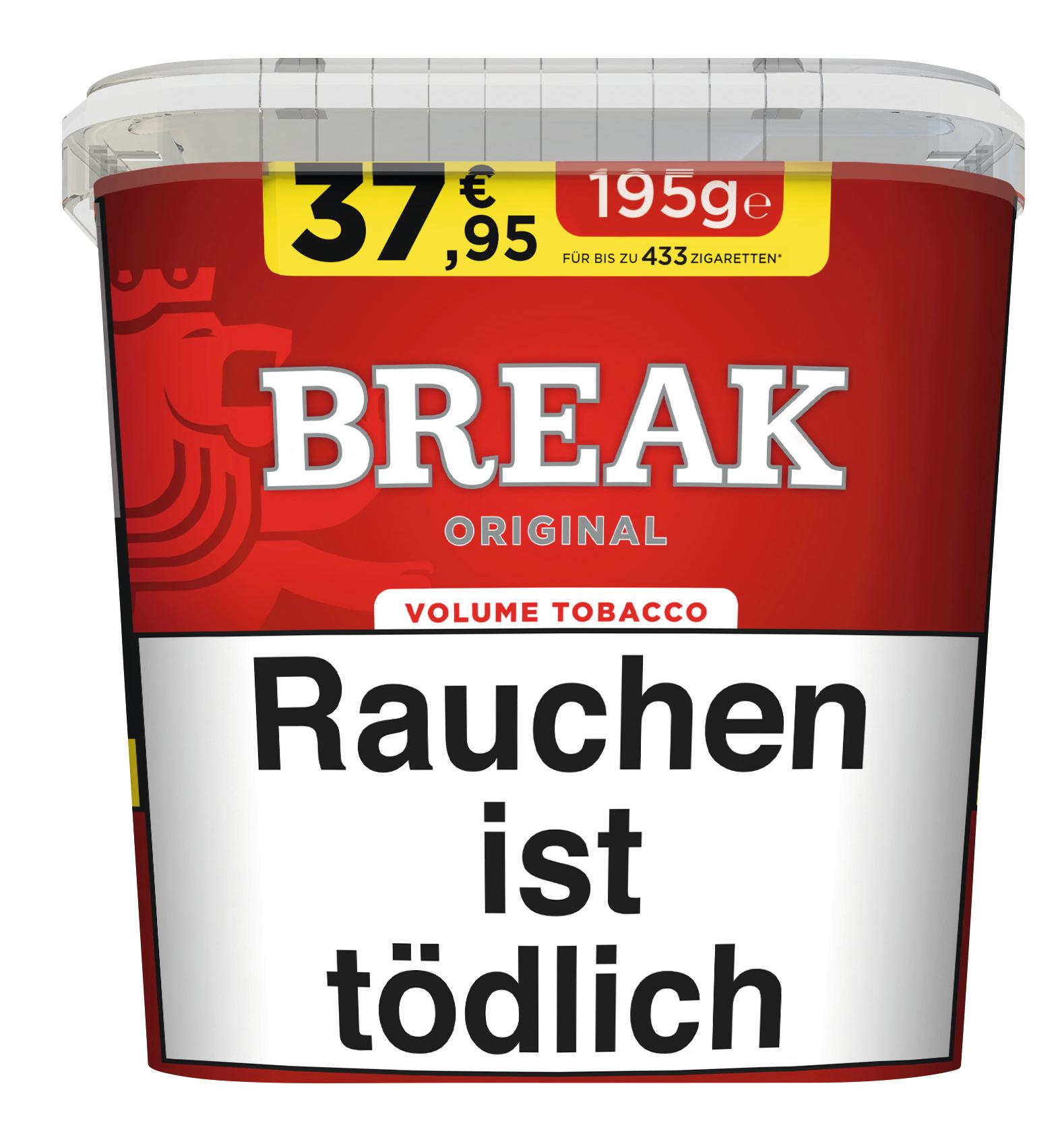 Break Volumentabak Original 1 Eimer 195 Gramm