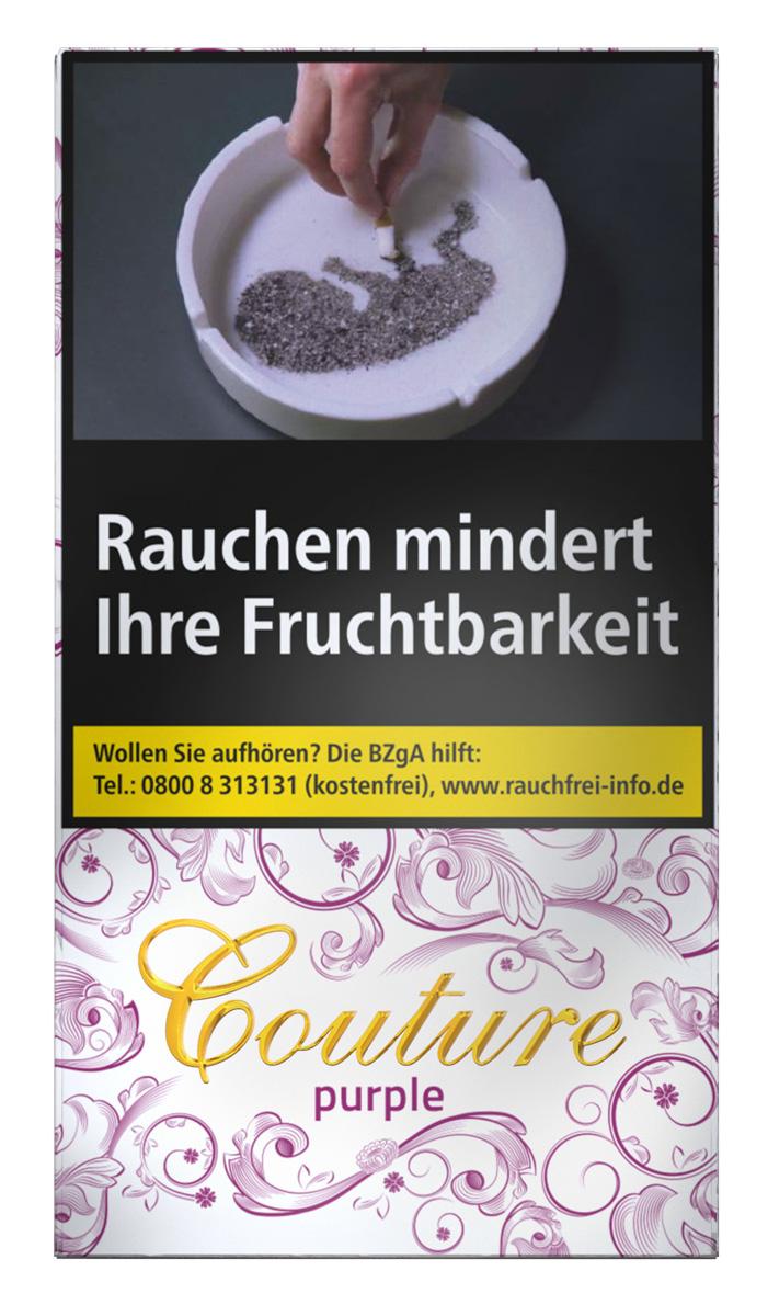 Couture Slim Purple Zigaretten 1 Packung 20 Stück
