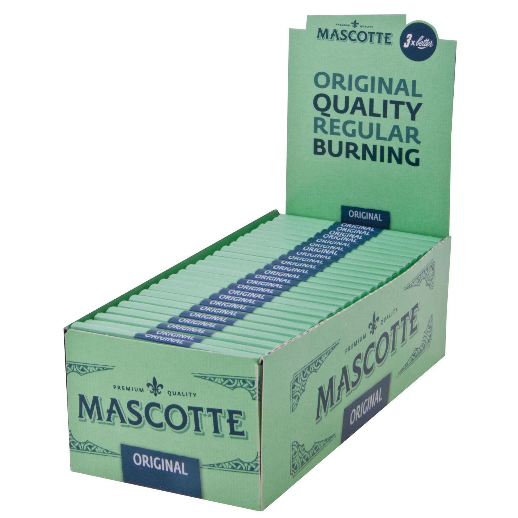 Mascotte Zigarettenpapier 1 Gebinde 50x50 Stück