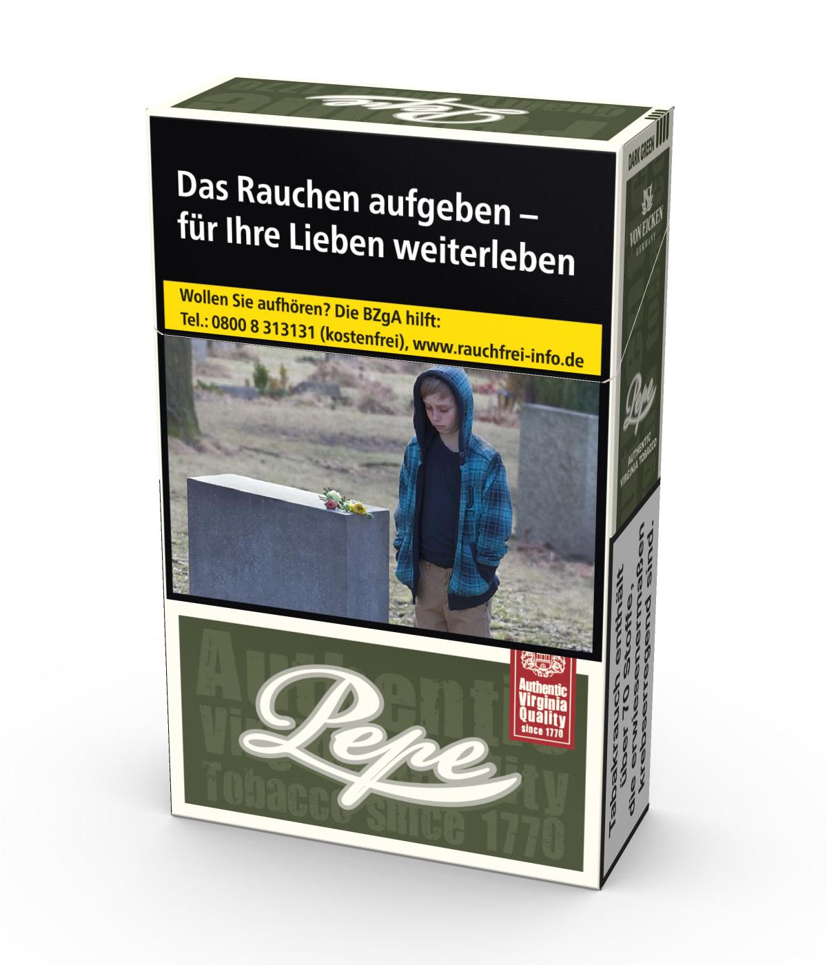 Pepe Zigaretten Dark Green 1 Packung