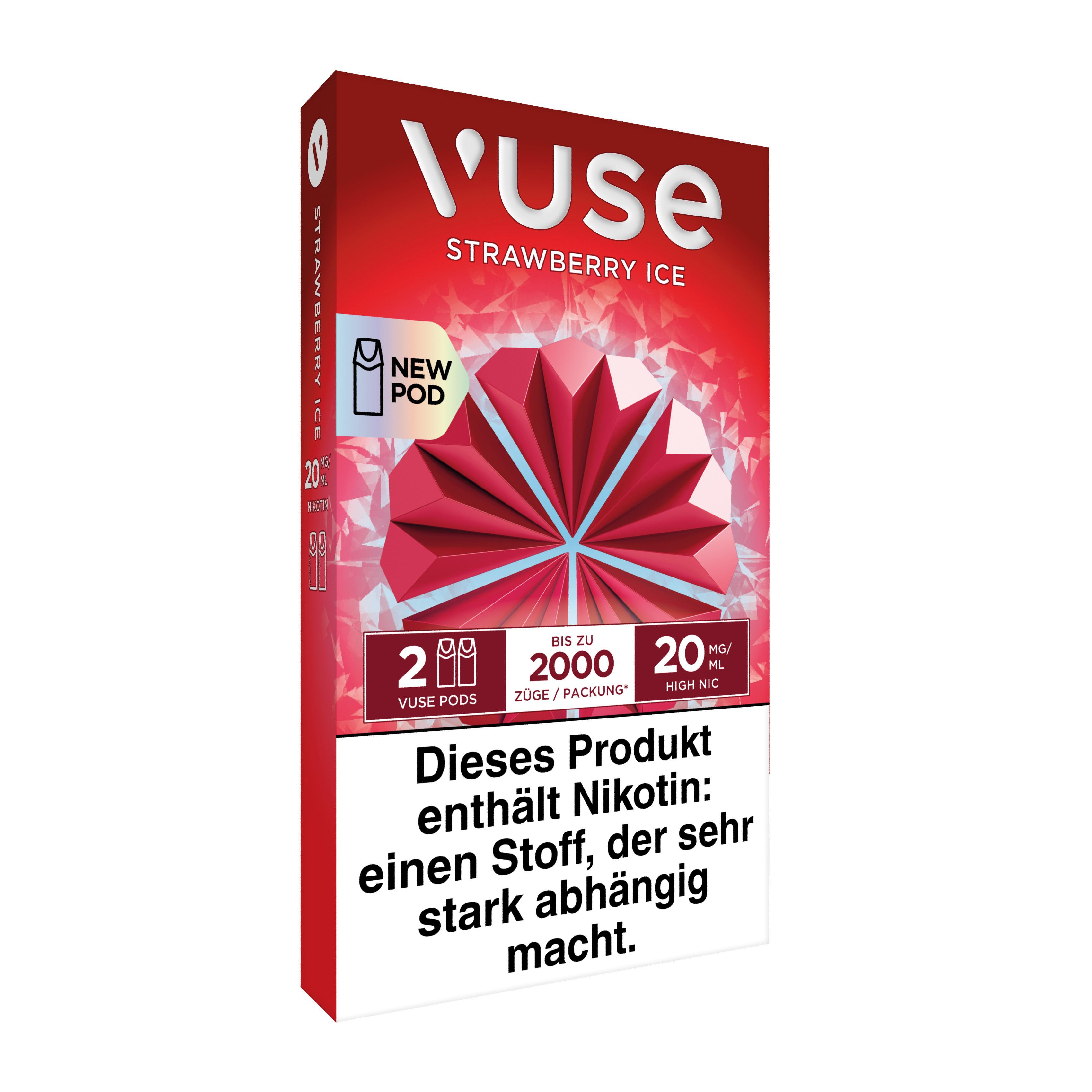 Vuse Pod Strawberry Ice 20mg 1 Packung 2 Stück