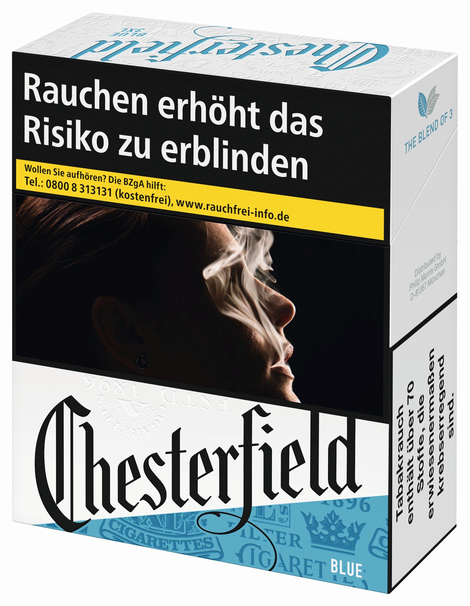 Chesterfield Blue 2XL Zigaretten 1 Packung