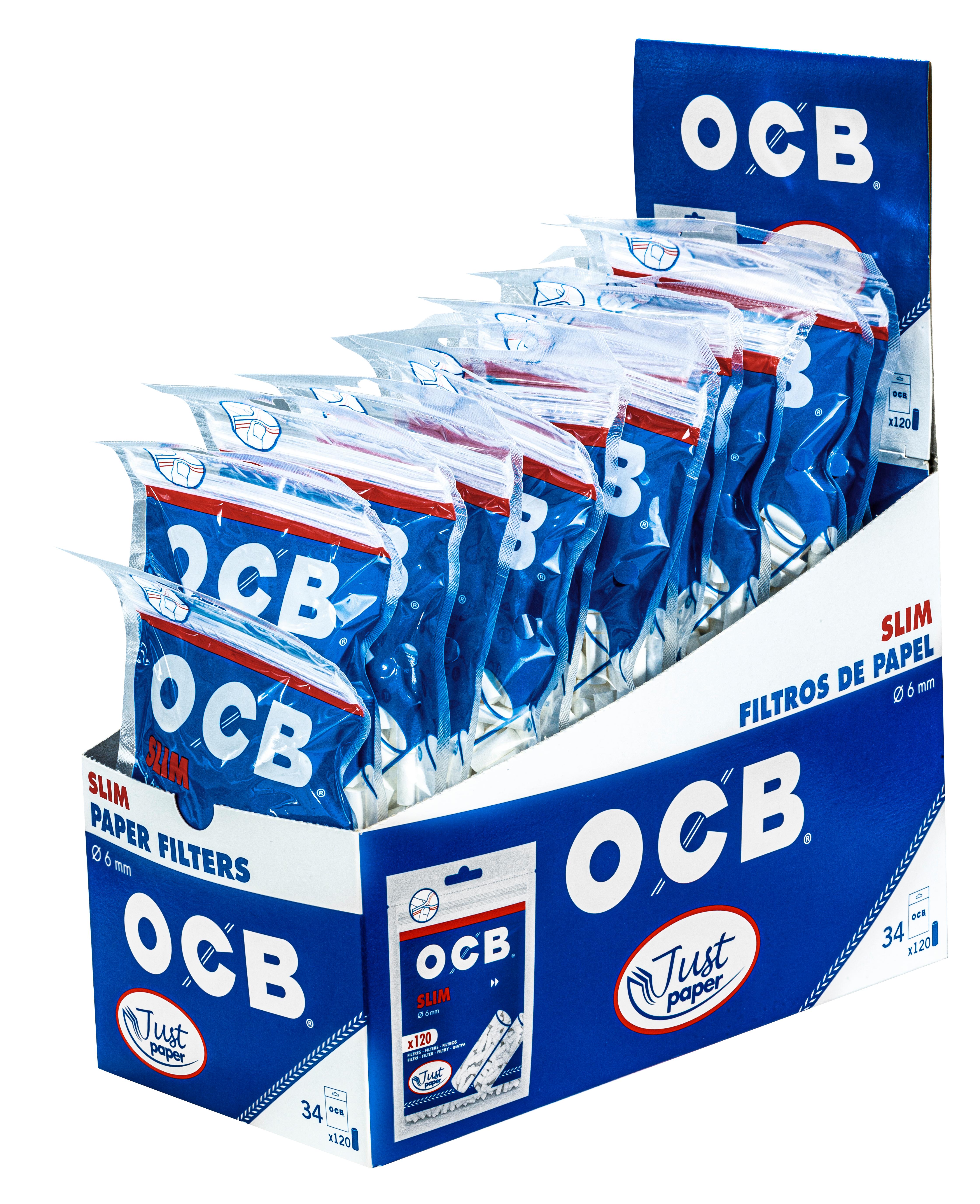 OCB Slim Just Paper Filter 6mm 1 Packung 120 Stück