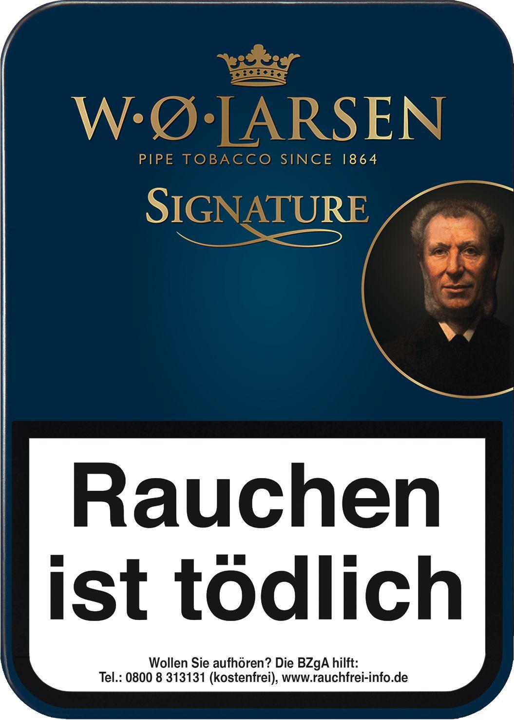 W.O. Larsen Signature Pfeifentabak  1 Dose 100 Gramm