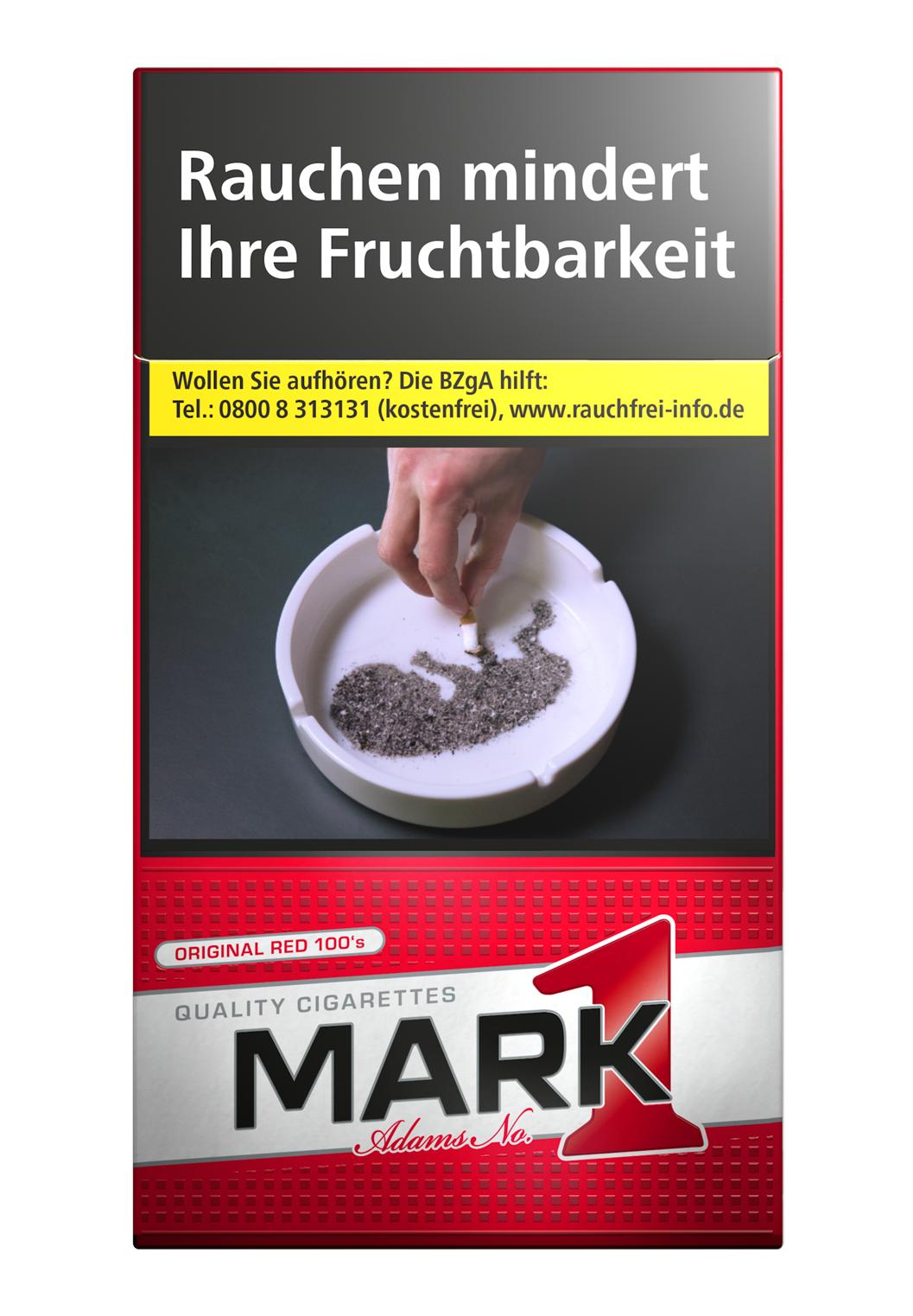 Mark One Red Zigaretten 1 Packung 20 Stück