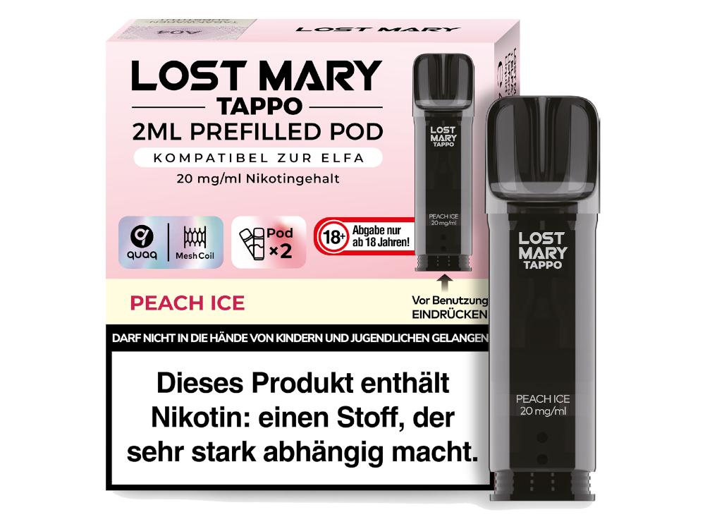 Lost Mary TAPPO Pods Peach Ice 1 Packung 2 Stück
