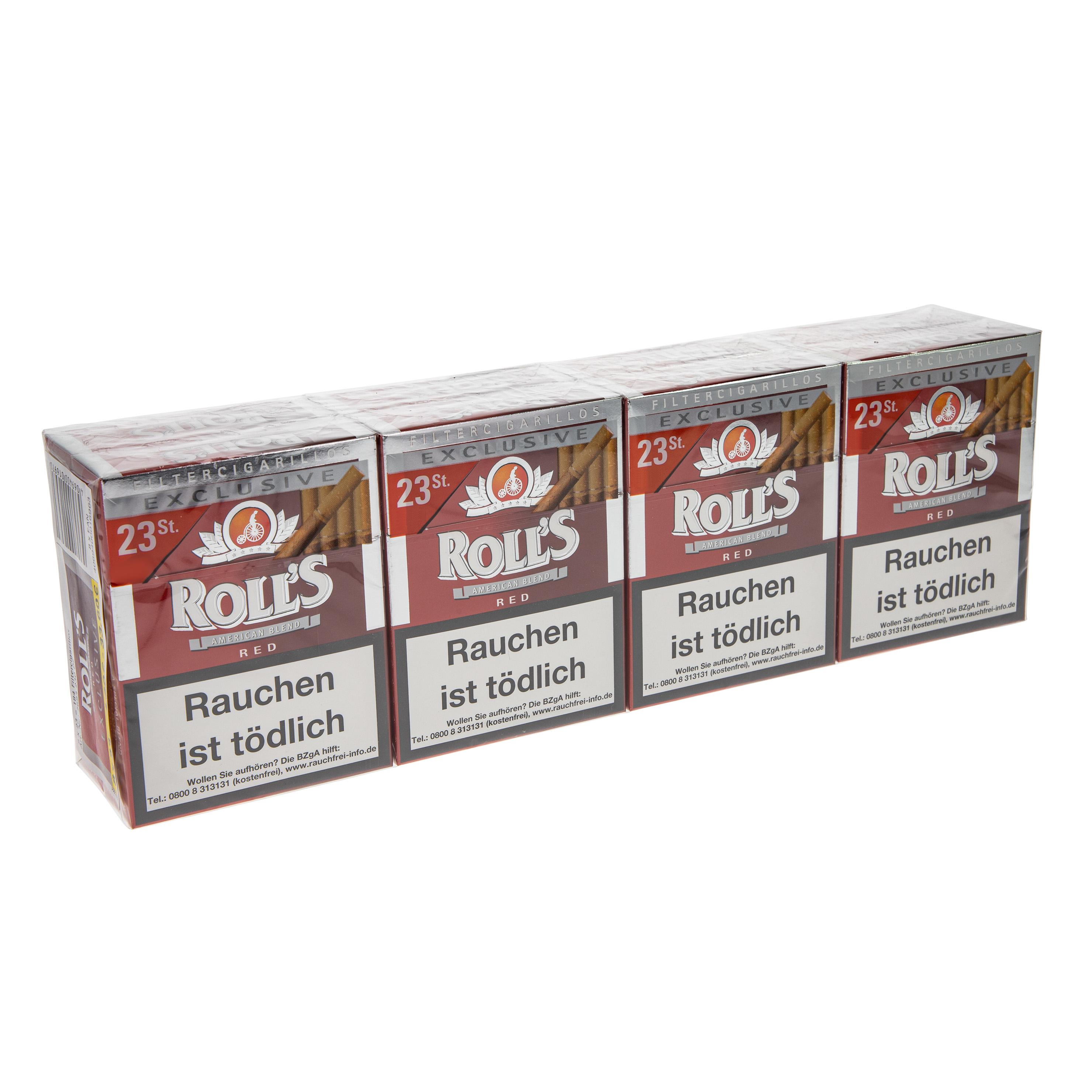 Rolls Zigarillos Exclusive Red Naturdeckblatt 1 Stange