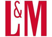 Das rot-weiße Logo der Zigarettenmarke L&M