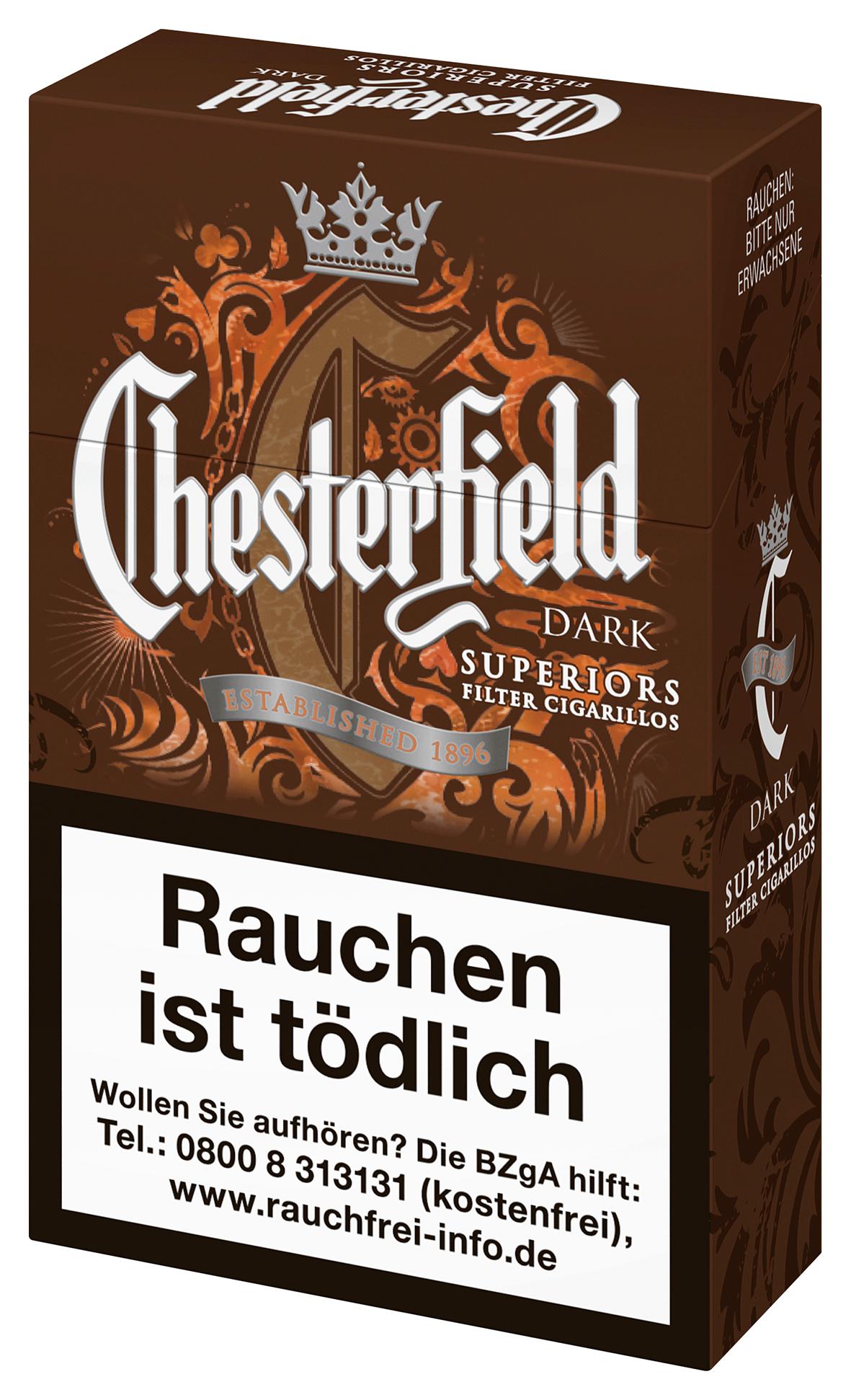 Chesterfield Zigarillos Dark Superiors 1 Packung