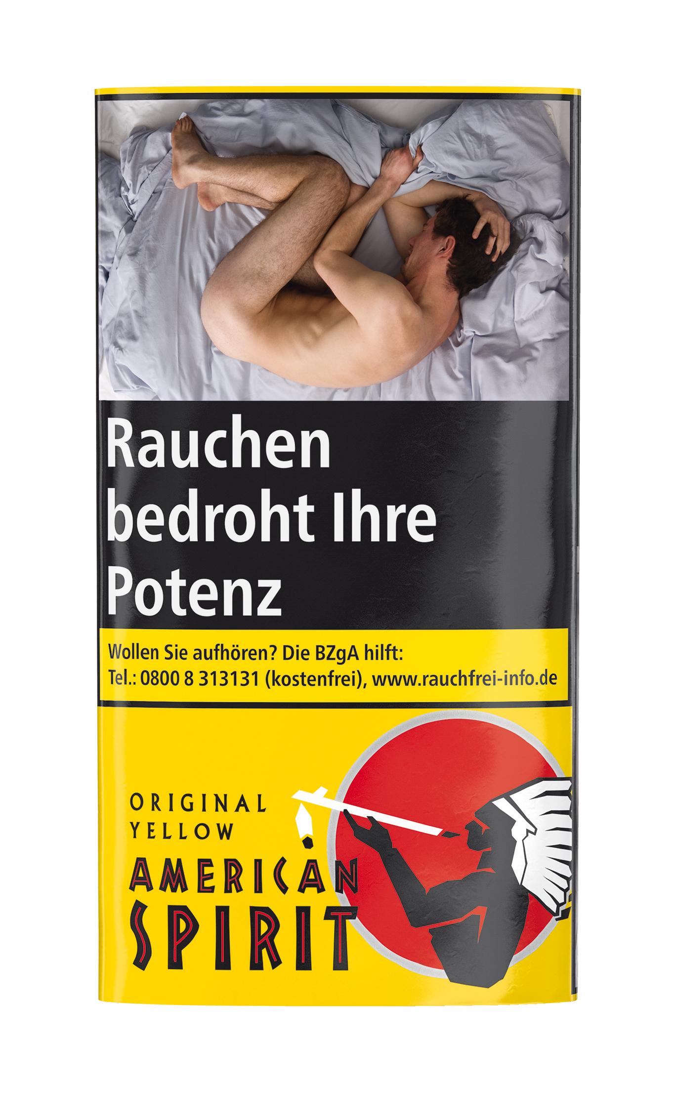 American Spirit Zigarettentabak Original Yellow 1 Gebinde