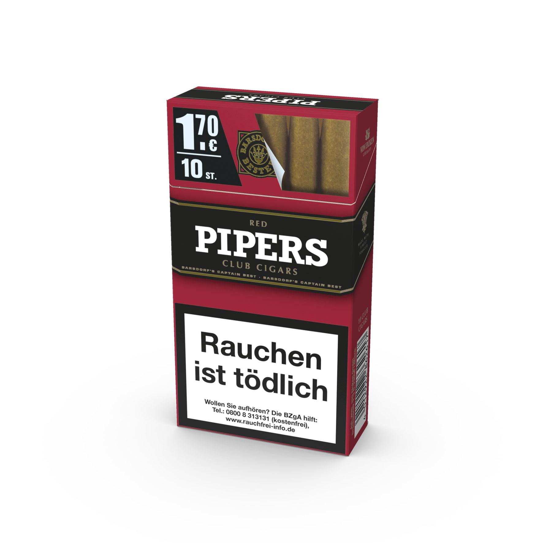 Pipers Zigarillos Little Cigars Cherry/Red 1 Packung