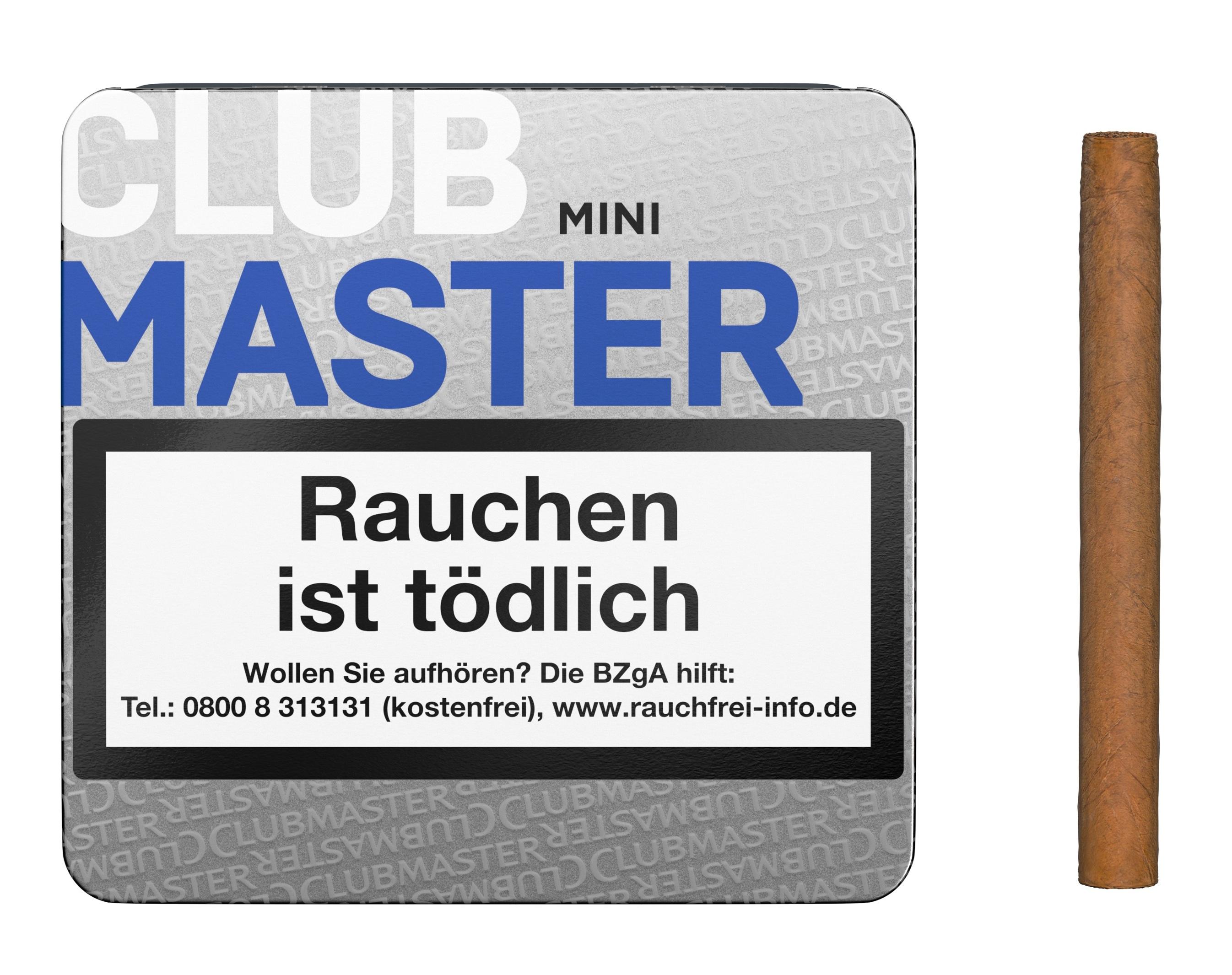 Clubmaster Zigarillos 280 Mini Blue 1 Stange 5x20 Stück