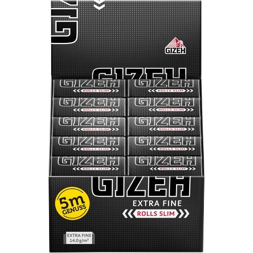 Gizeh Black Rolls Slim 1 Stange