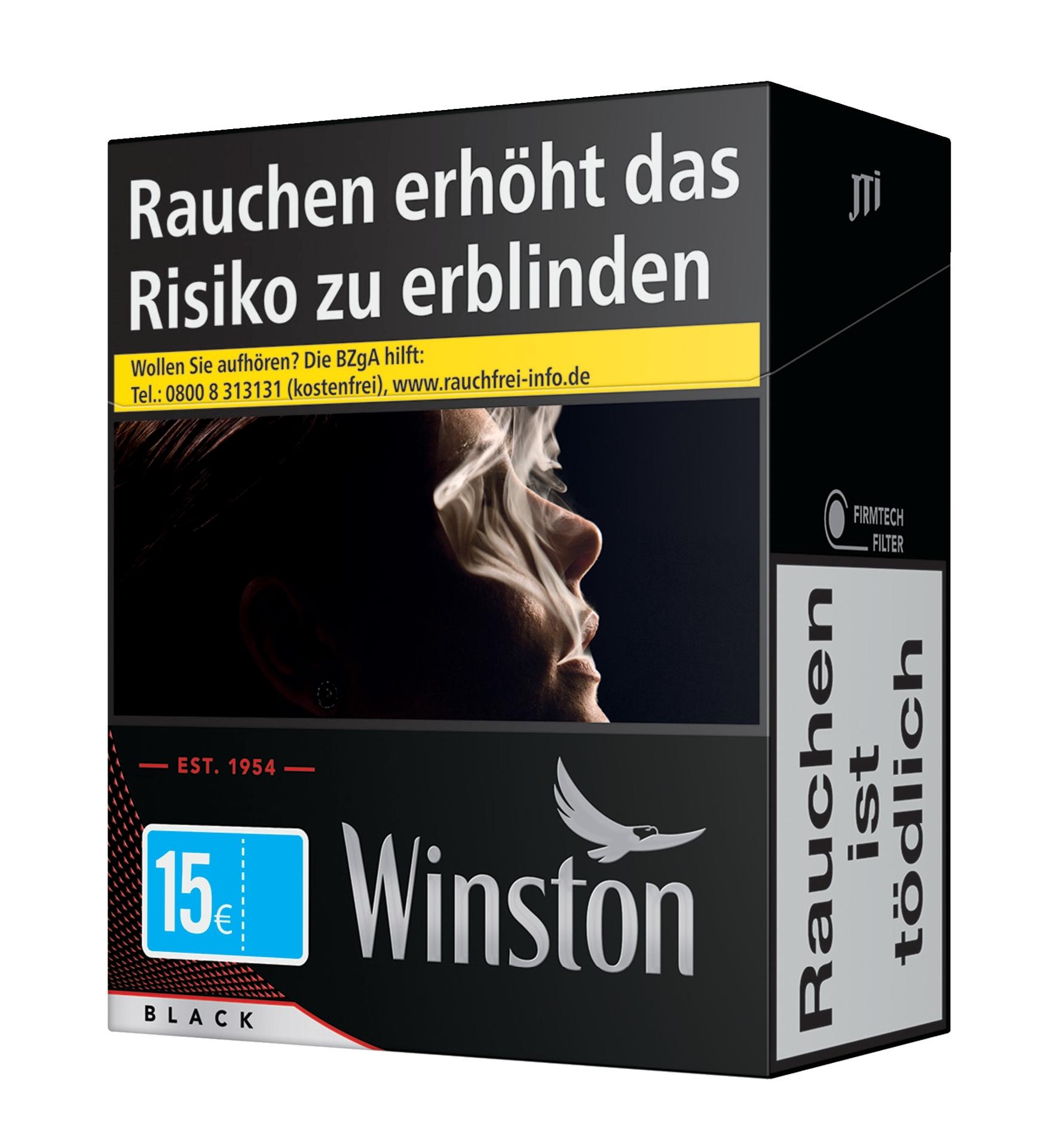 Winston Black Zigaretten 5XL 1 Stange