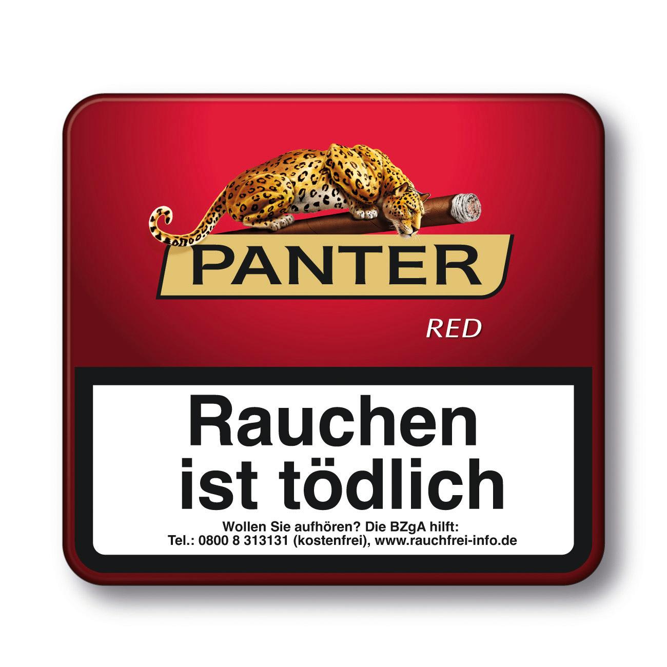 Panter Red Zigarillos ohne Filter 1 Packung 20 Stück