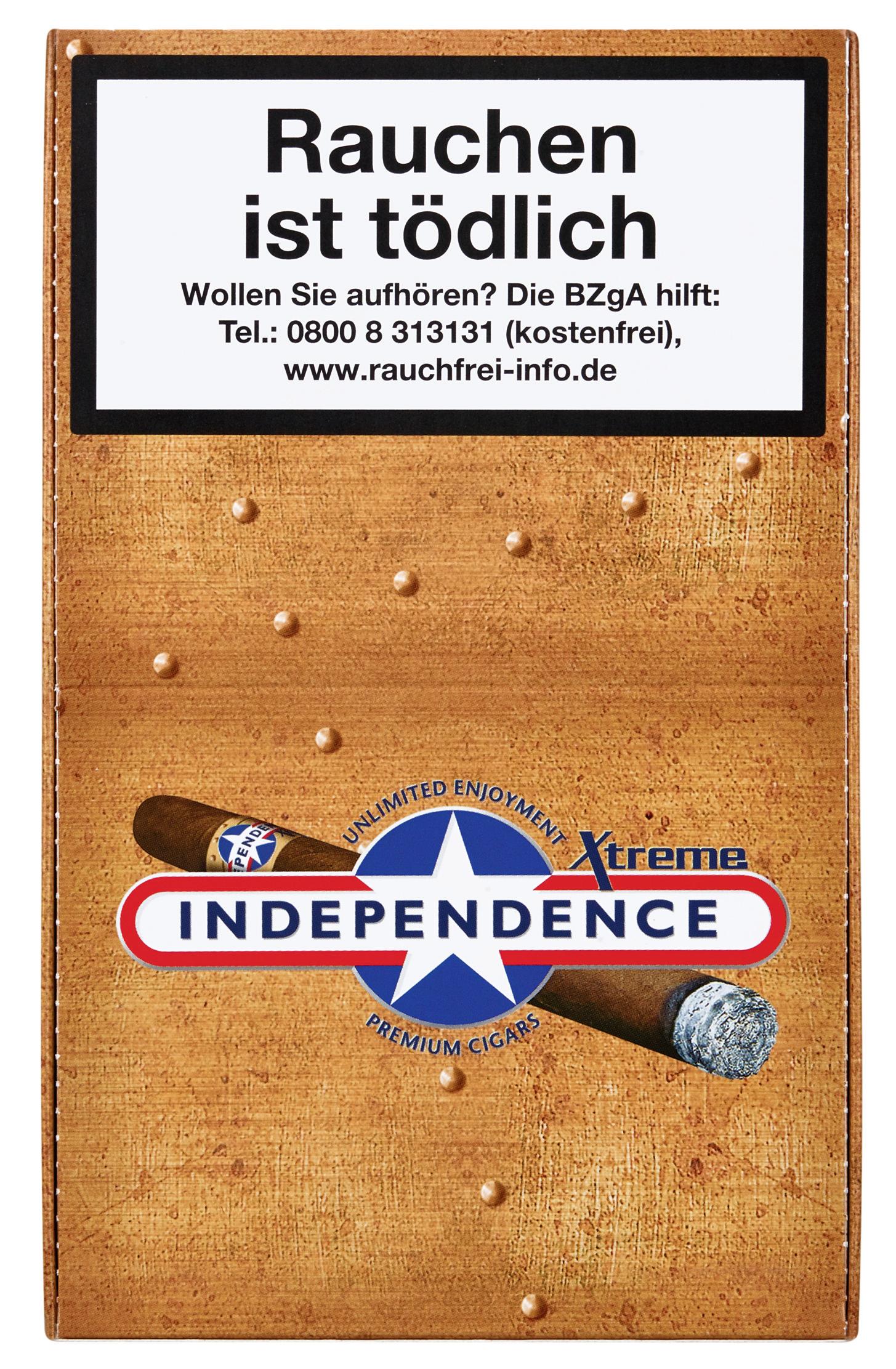 Independence Zigarren Xtreme Tubes 1 Packung 10x1 Stück