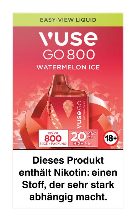 Vuse Go 800 (Box) Watermelon Ice 1 Packung 1 Stück