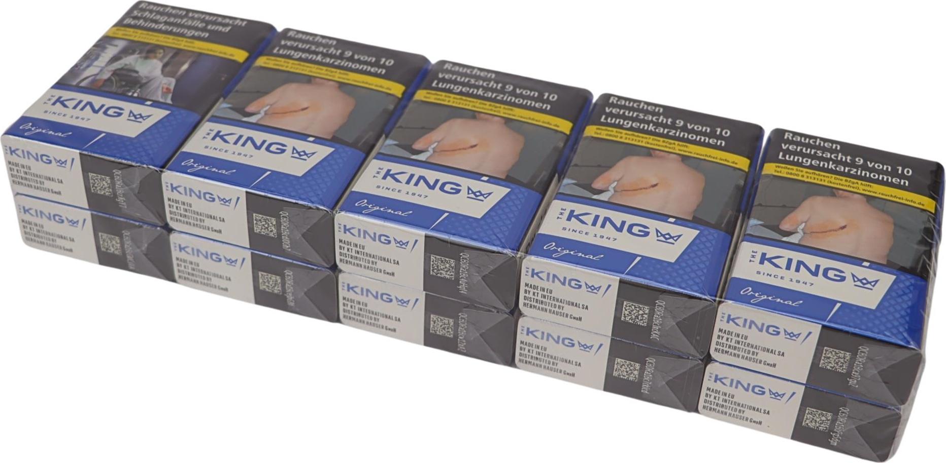 King Blue Zigaretten  1 Stange 10x20 Stück