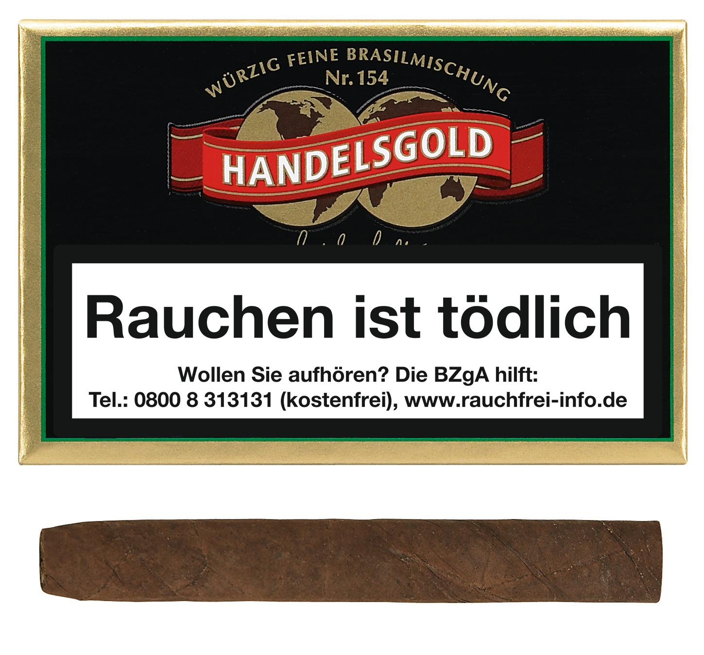 Handelsgold Zigarillos 154 Brasil 1 Packung 10 Stück