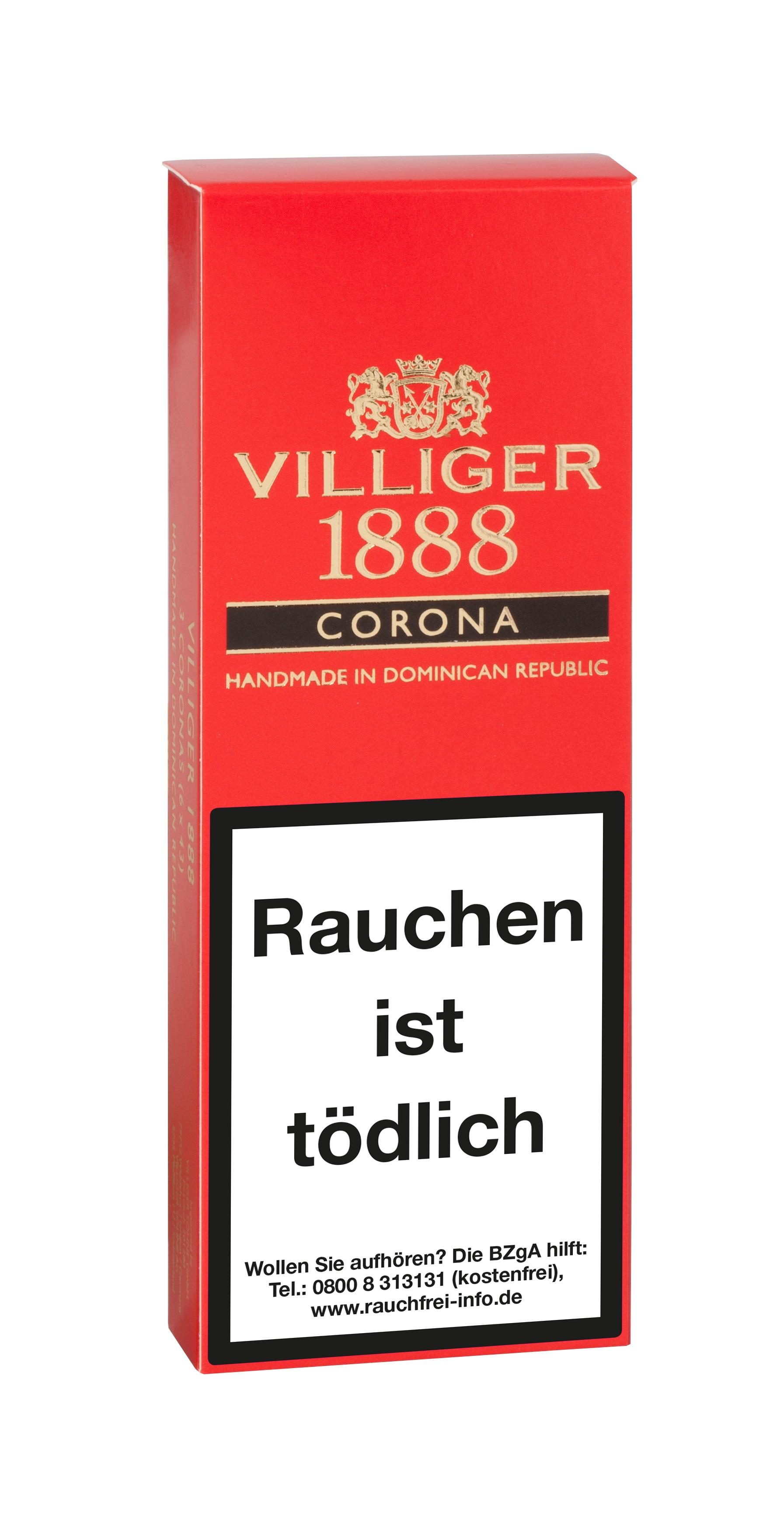 Villiger Zigarren 1888 Corona 1 Packung 3 Stück
