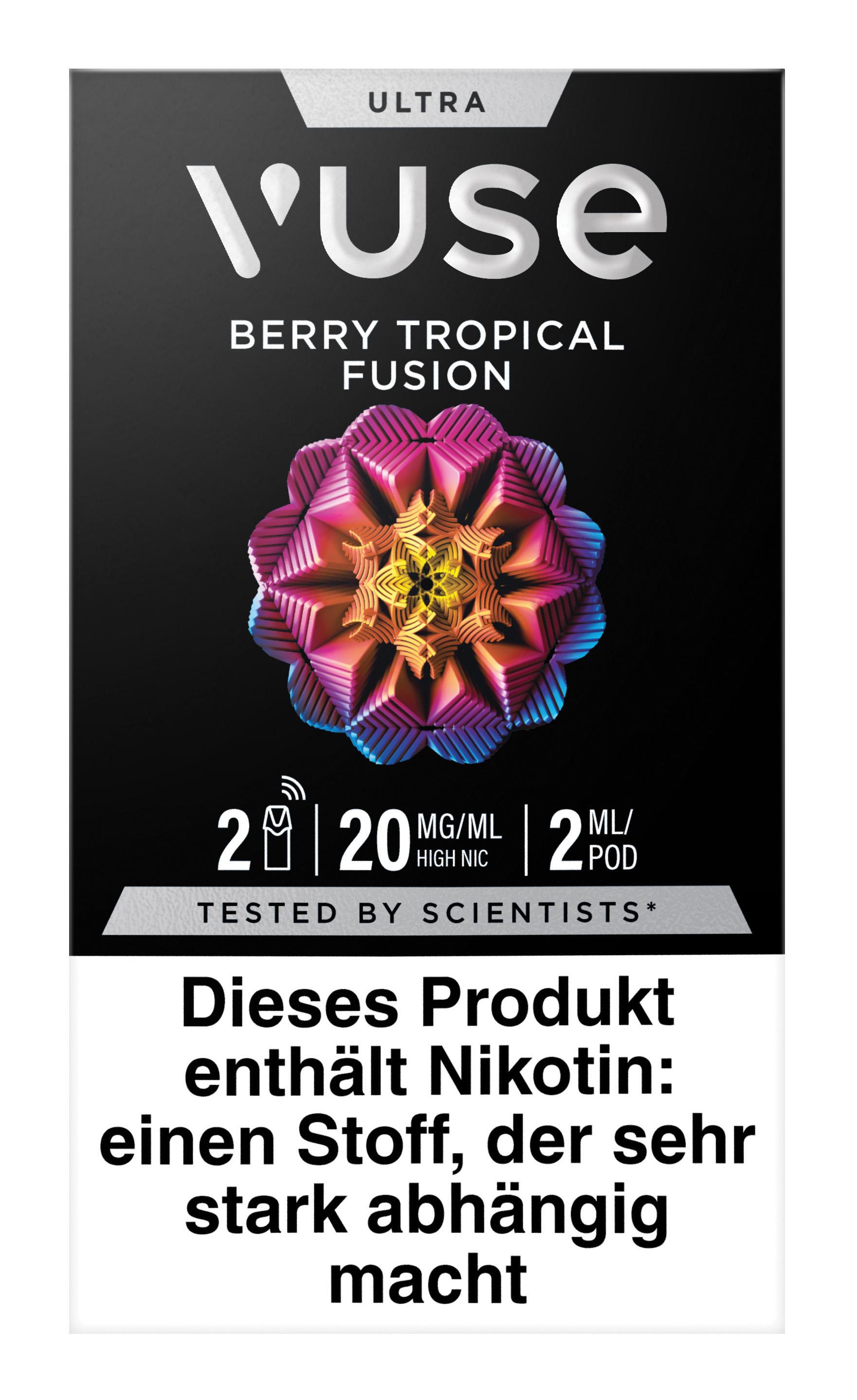 Vuse Ultra Berry Tropical Fusion 20mg 1 Packung 2 Stück