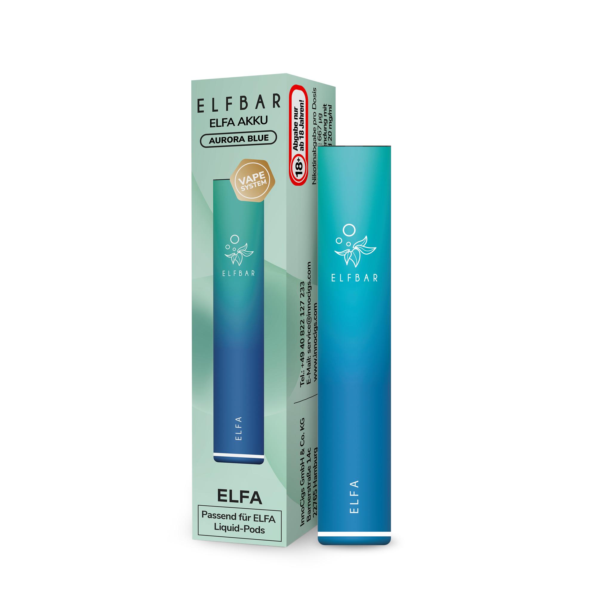 Elfbar ELFA Pod-Kit Aurora Blue 1 Packung