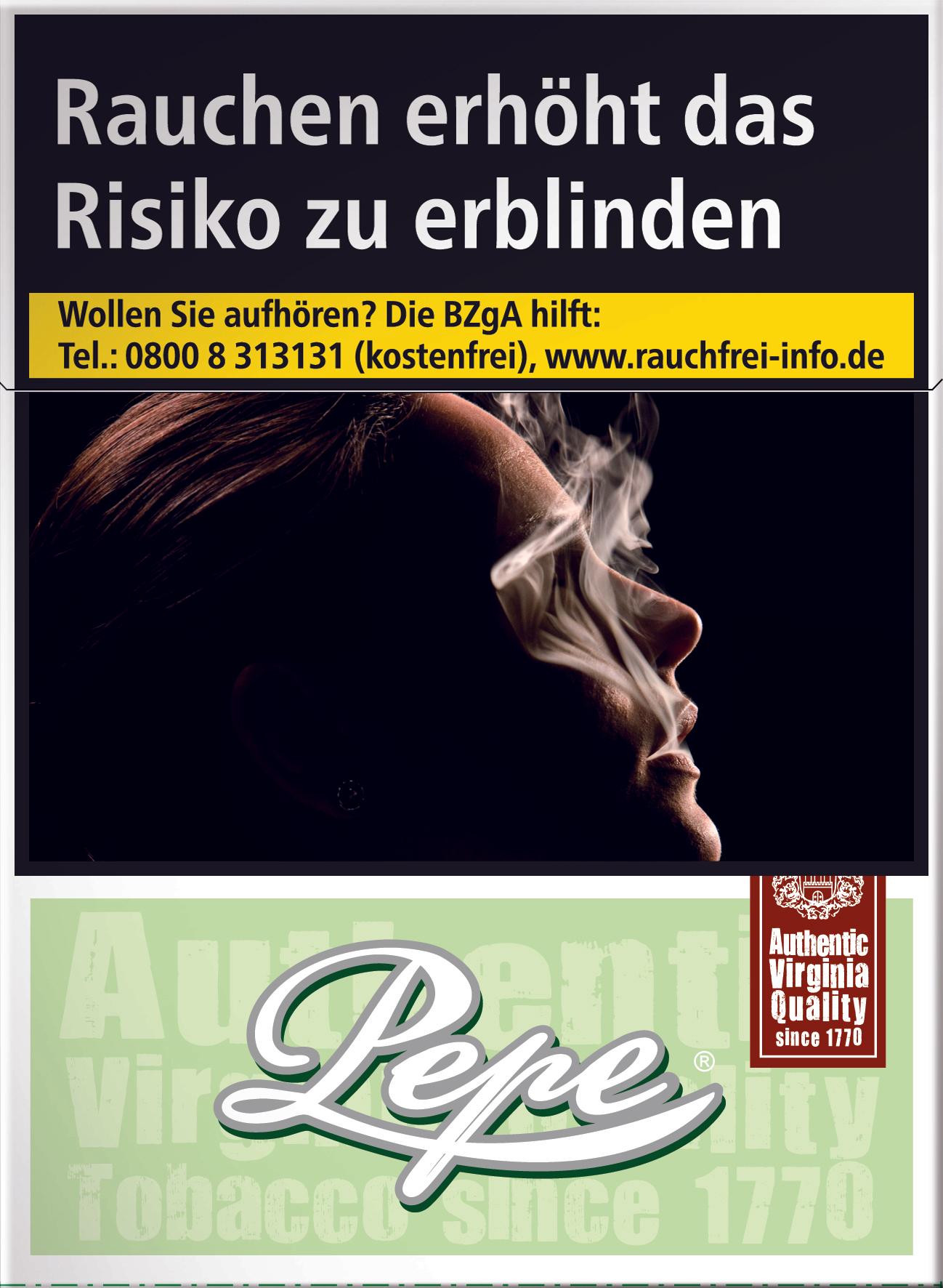 Pepe Zigaretten Bright Green MP 1 Stange