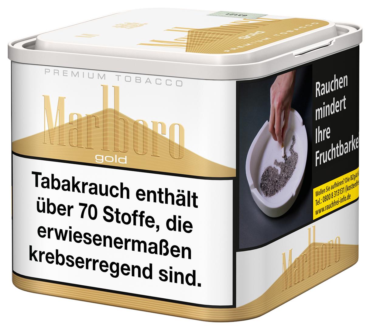 Marlboro Premium Zigarettentabak Gold  M 1 Dose 70 Gramm