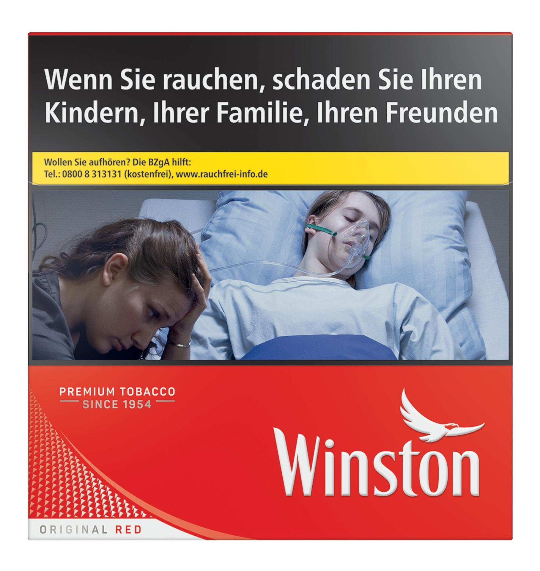 Winston Red Zigaretten 6XL 1 Packung 58 Stück