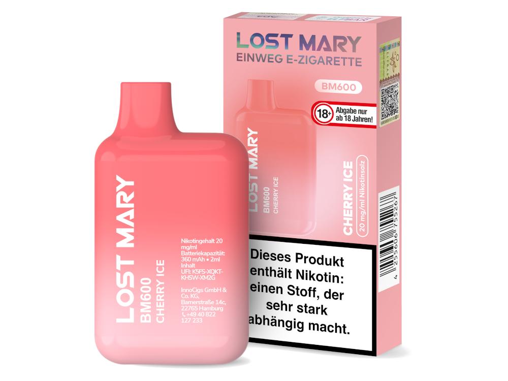 Lost Mary by Elf Bar Cherry Ice 1 Packung 1 Stück