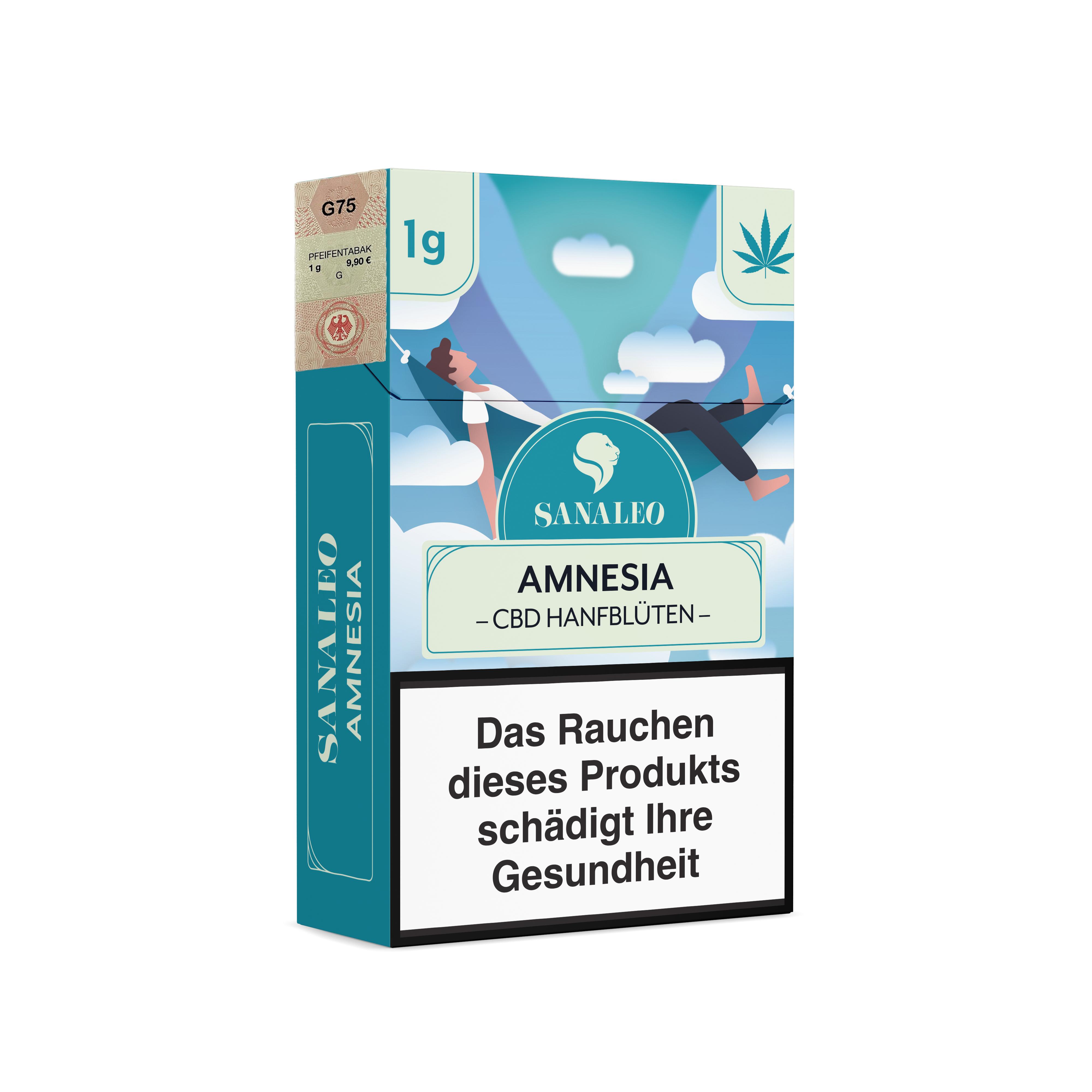 CBD-Blüten Amnesia Haze 1g 0,0% THC