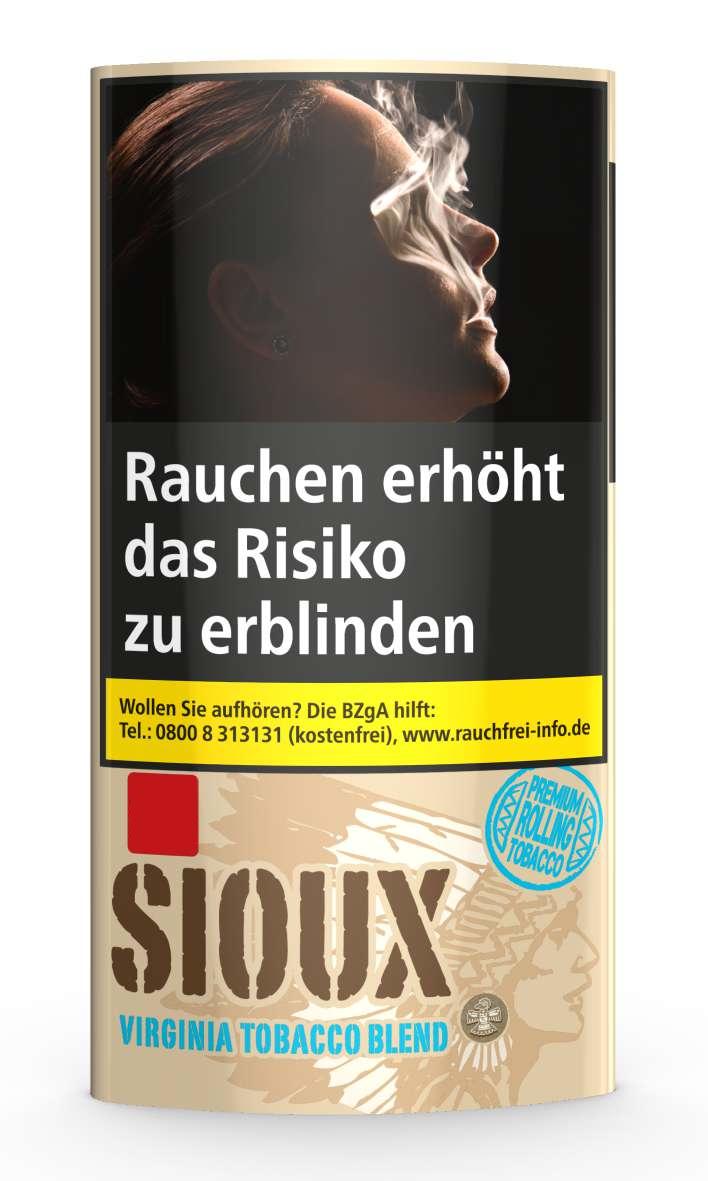 Sioux Zigarettentabak Virginia Blue 1 Gebinde 5x30 Gramm