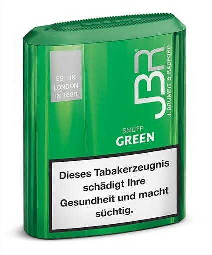 JBR Schnupftabak Green Snuff 1 Stange 10x10 Gramm