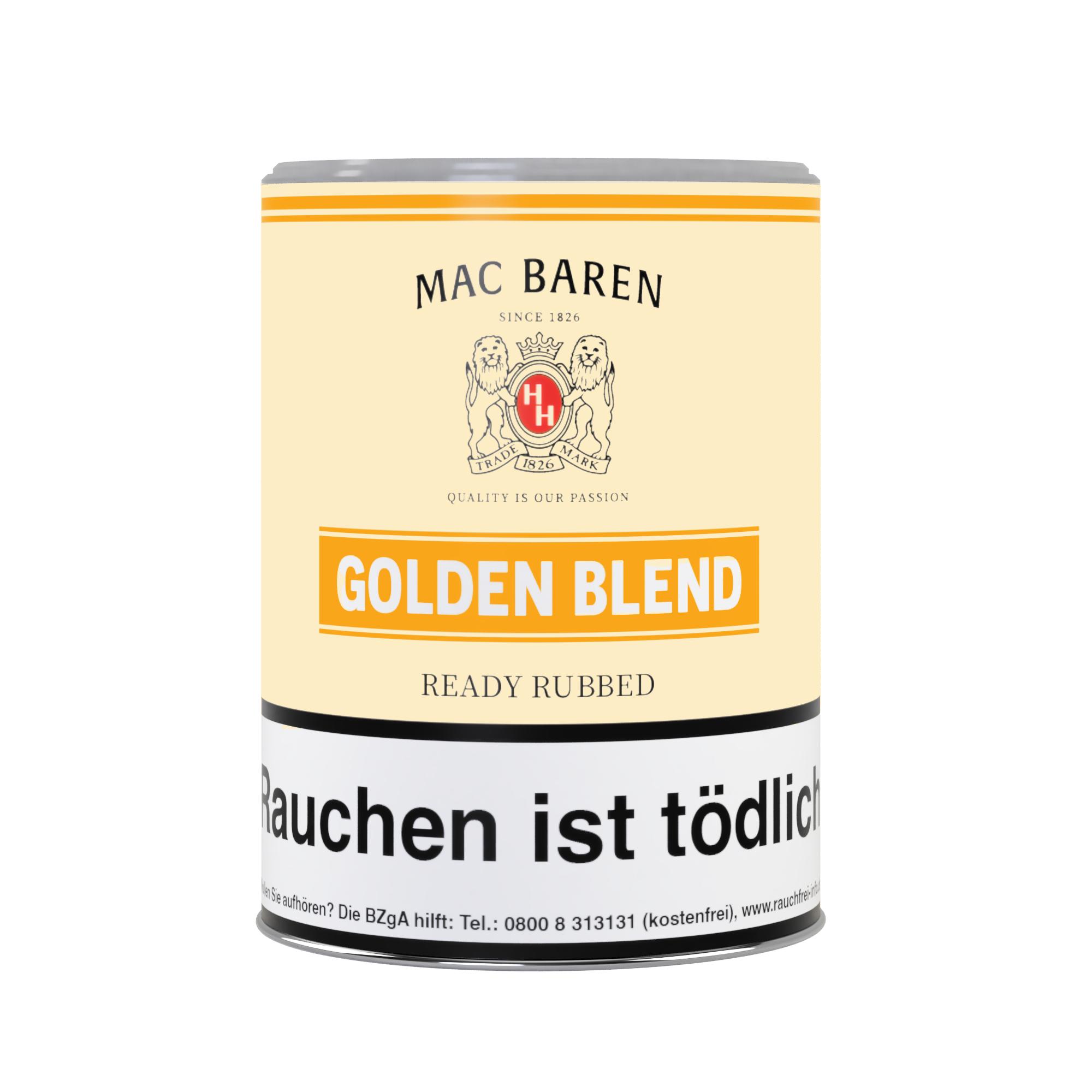 Mac Baren Pfeifentabak Golden Blend 1 Dose 250 Gramm