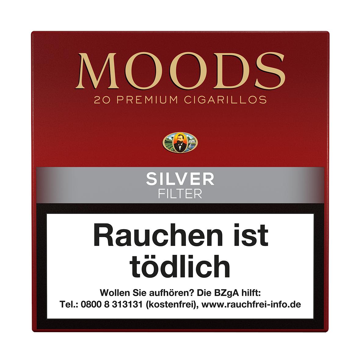 Dannemann Moods Silver Zigarillos 1 Stange 10x20 Stück