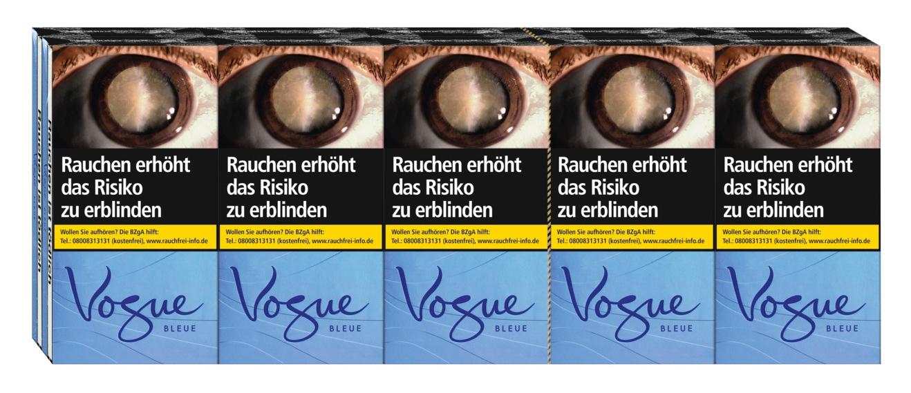 Vogue Zigaretten Bleue Super Slims 1 Stange 10x20 Stück