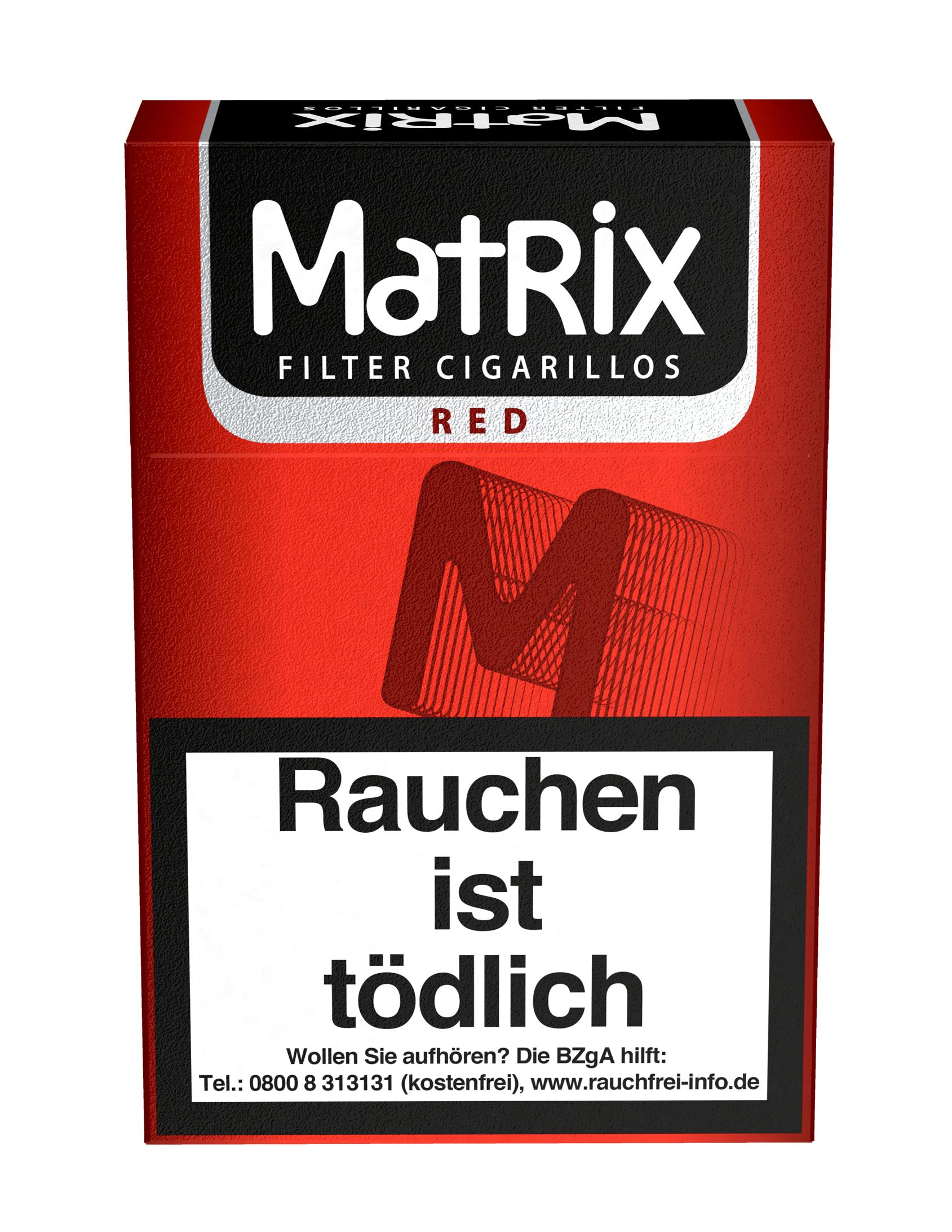 Matrix Filterzigarillos Red Full Flavor 1 Packung 17 Stück