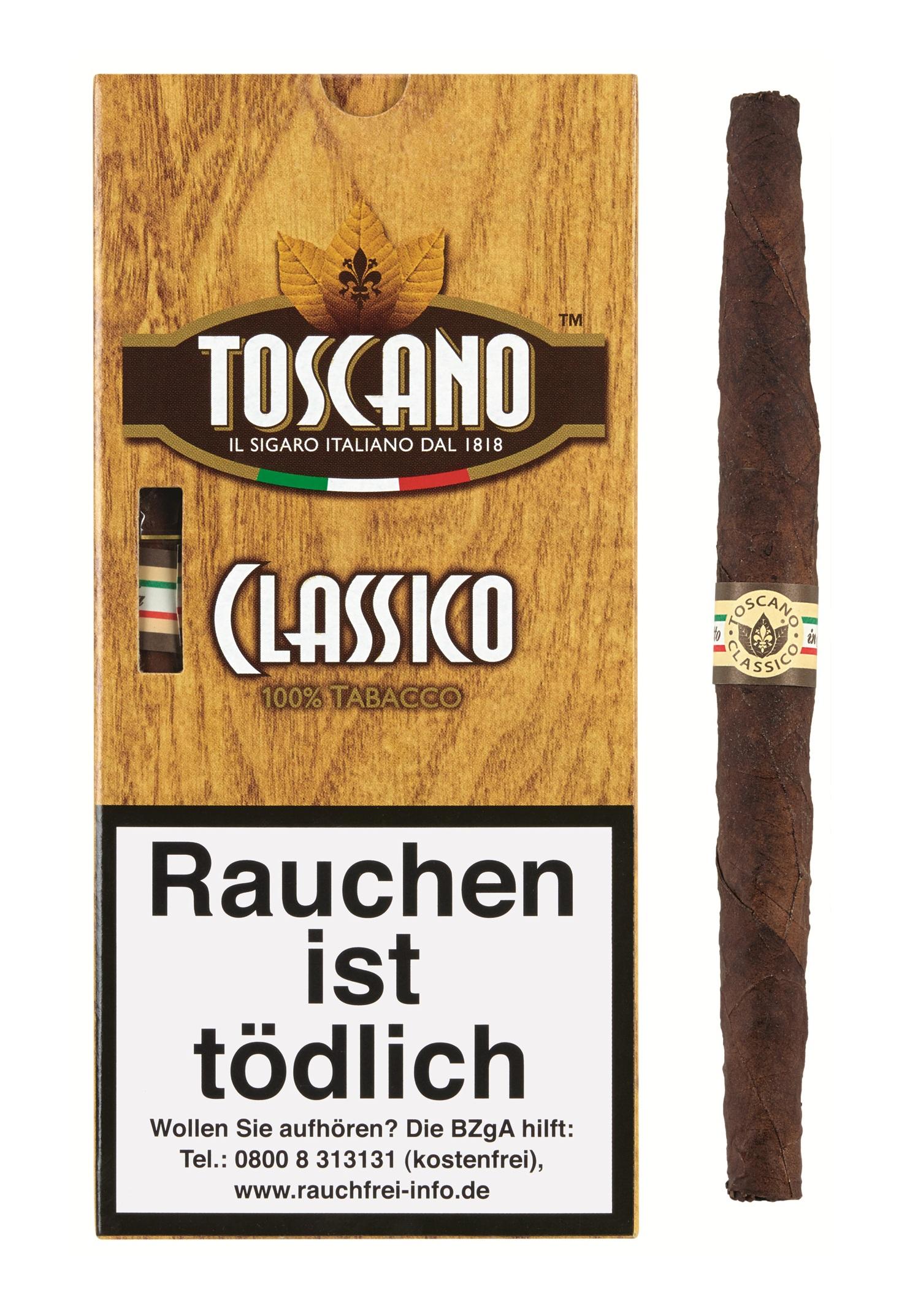 Toscano Classico Zigarre  1 Stange 10x5 Stück
