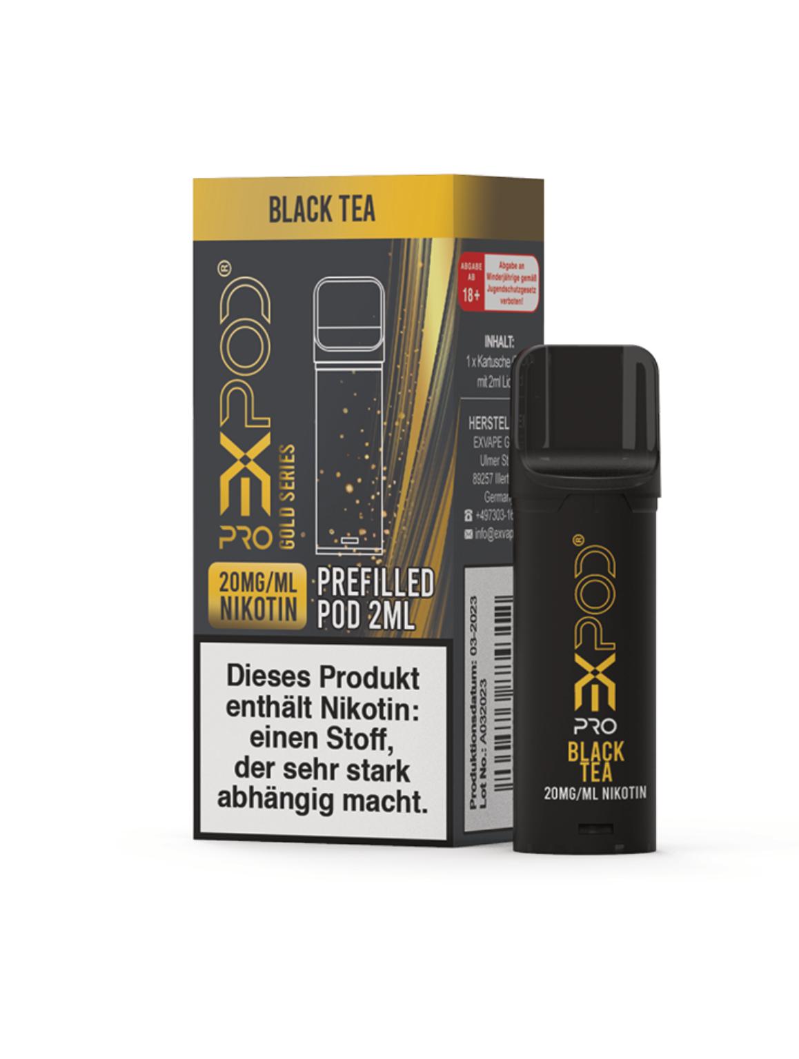 Expod Pro Pod Black Tea 20mg/ml 1 Packung 1 Stück