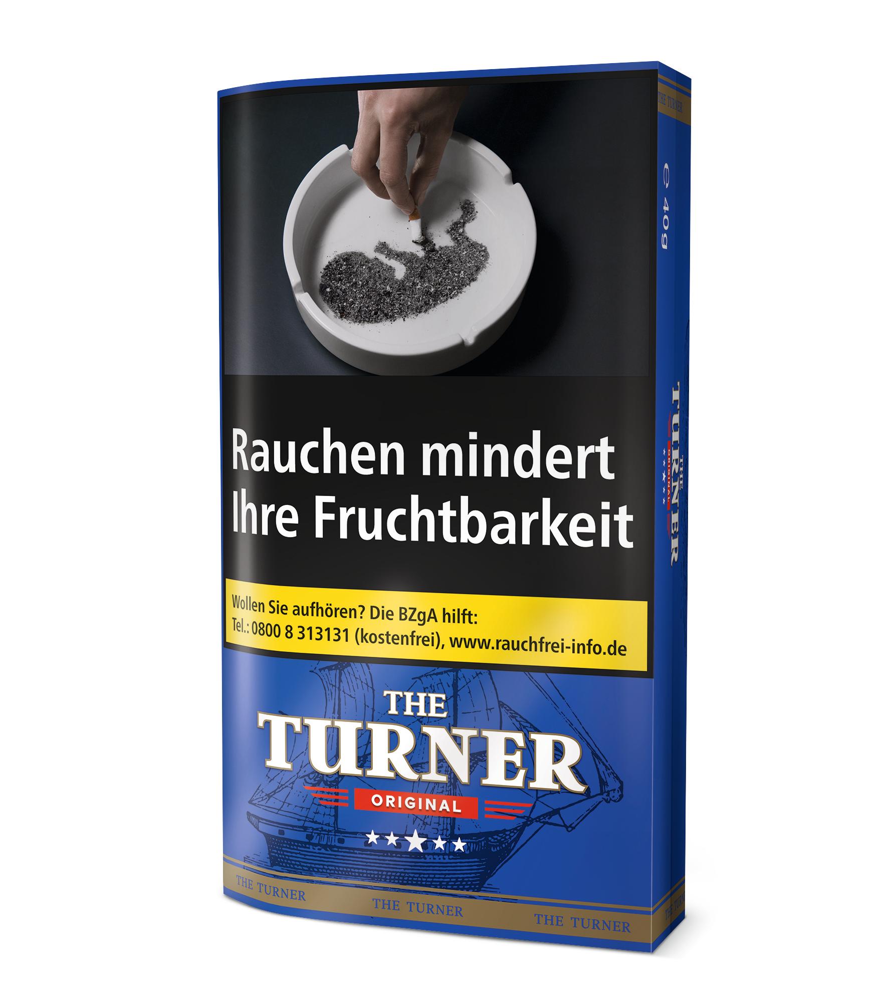 The Turner Zigarettentabak Original 1 Packung 40 Gramm