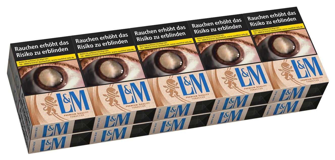 L&M Simply Blue Zigaretten 1 Stange