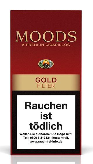 Dannemann Moods Gold Filter Zigarillos 1 Packung
