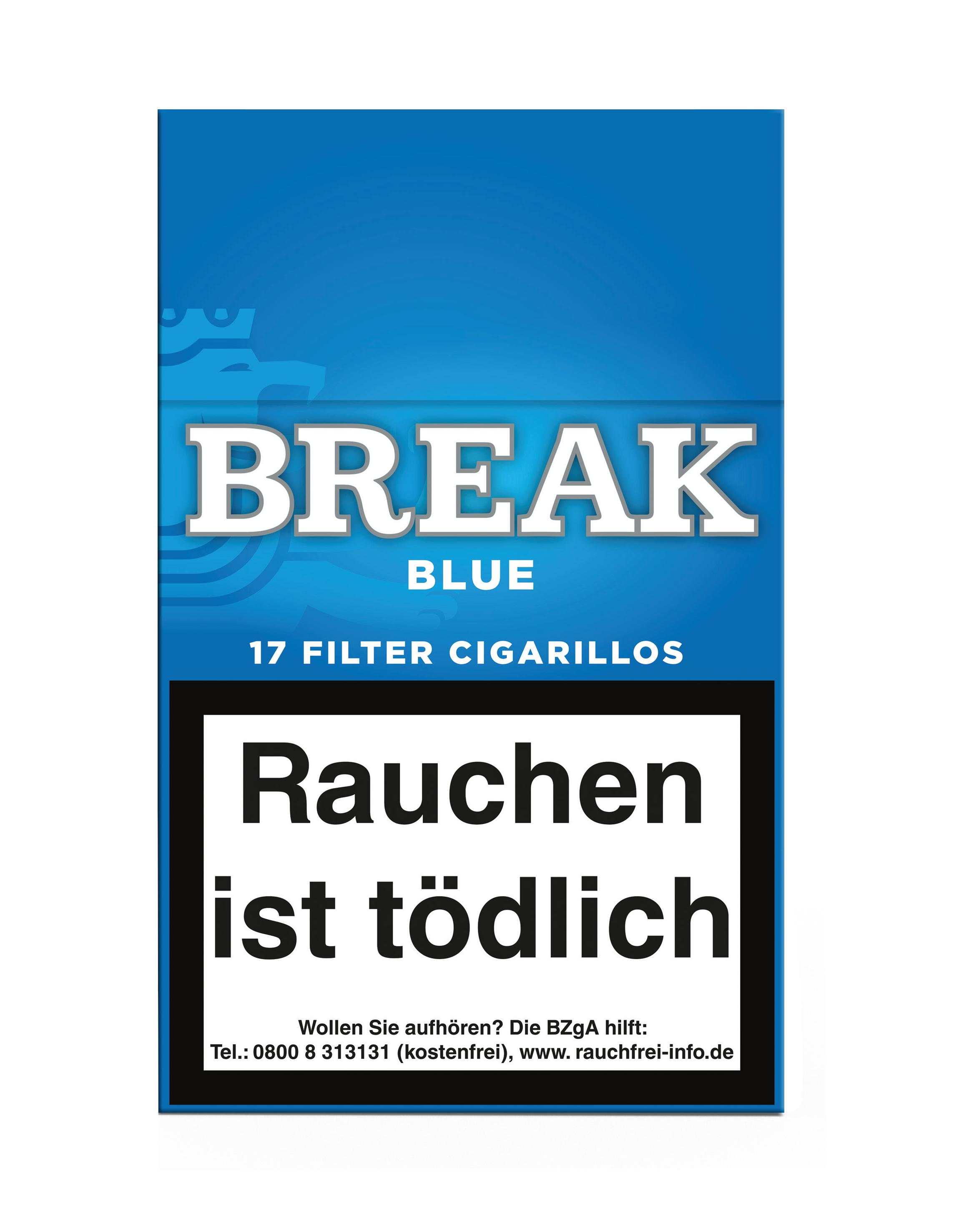 Break Zigarillos Blue 1 Stange 10x17 Stück