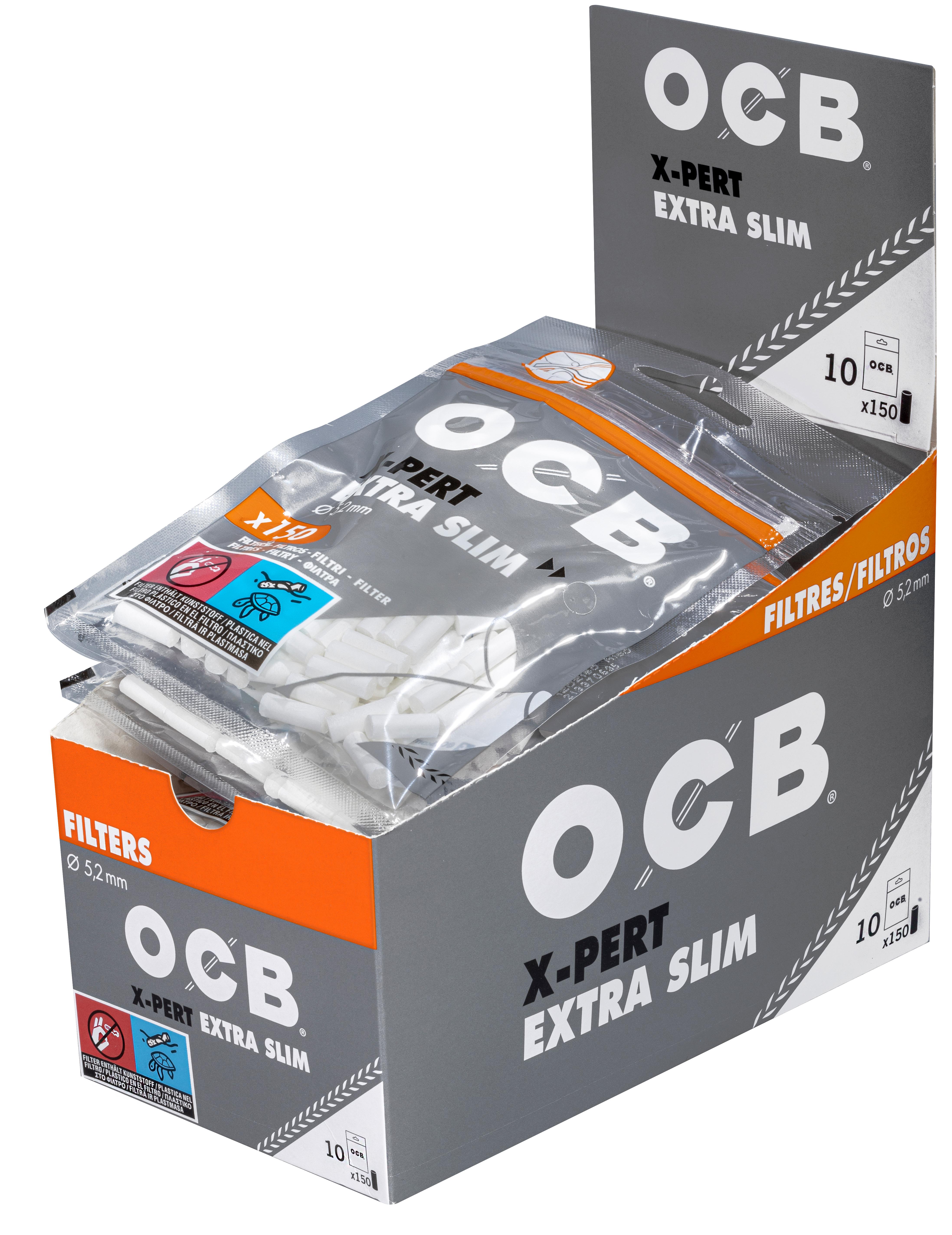 OCB X-Pert Extra Slim Filter 1 Stange 10x150 Stück