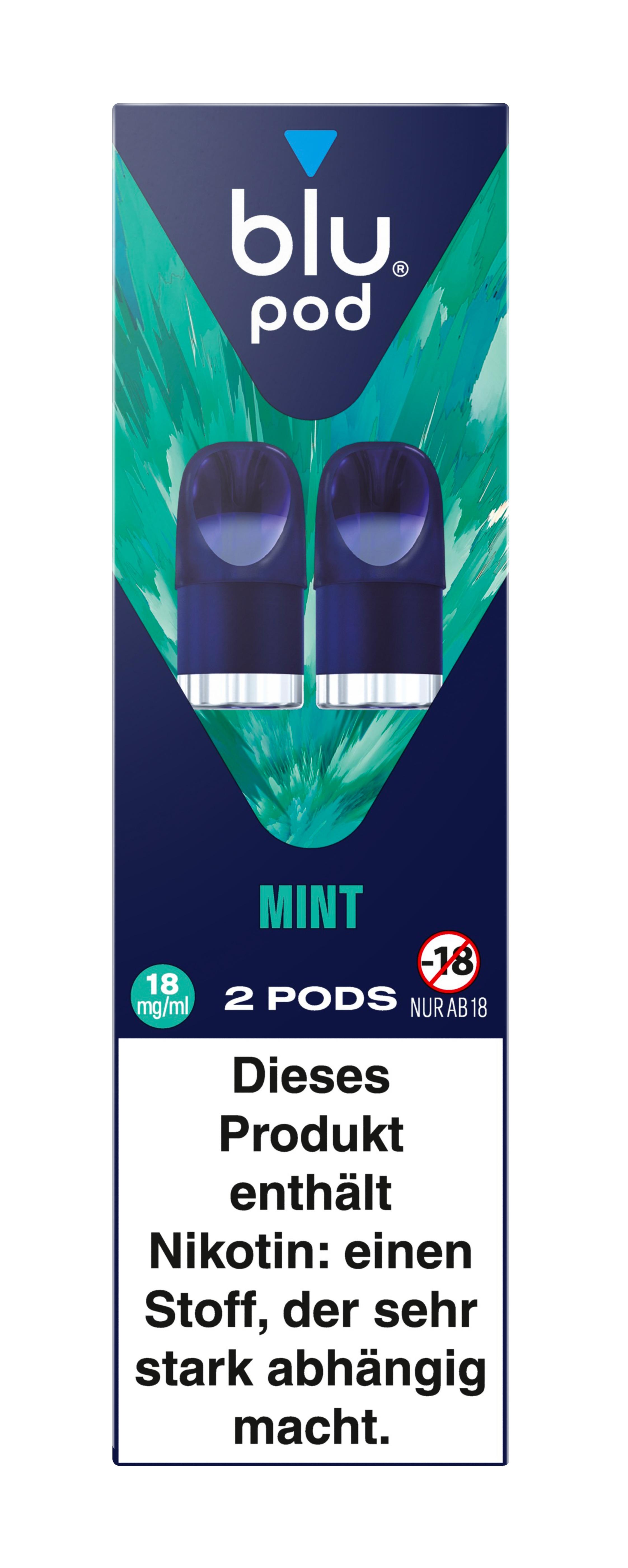 blu Pod Mint 18mg 1 Packung