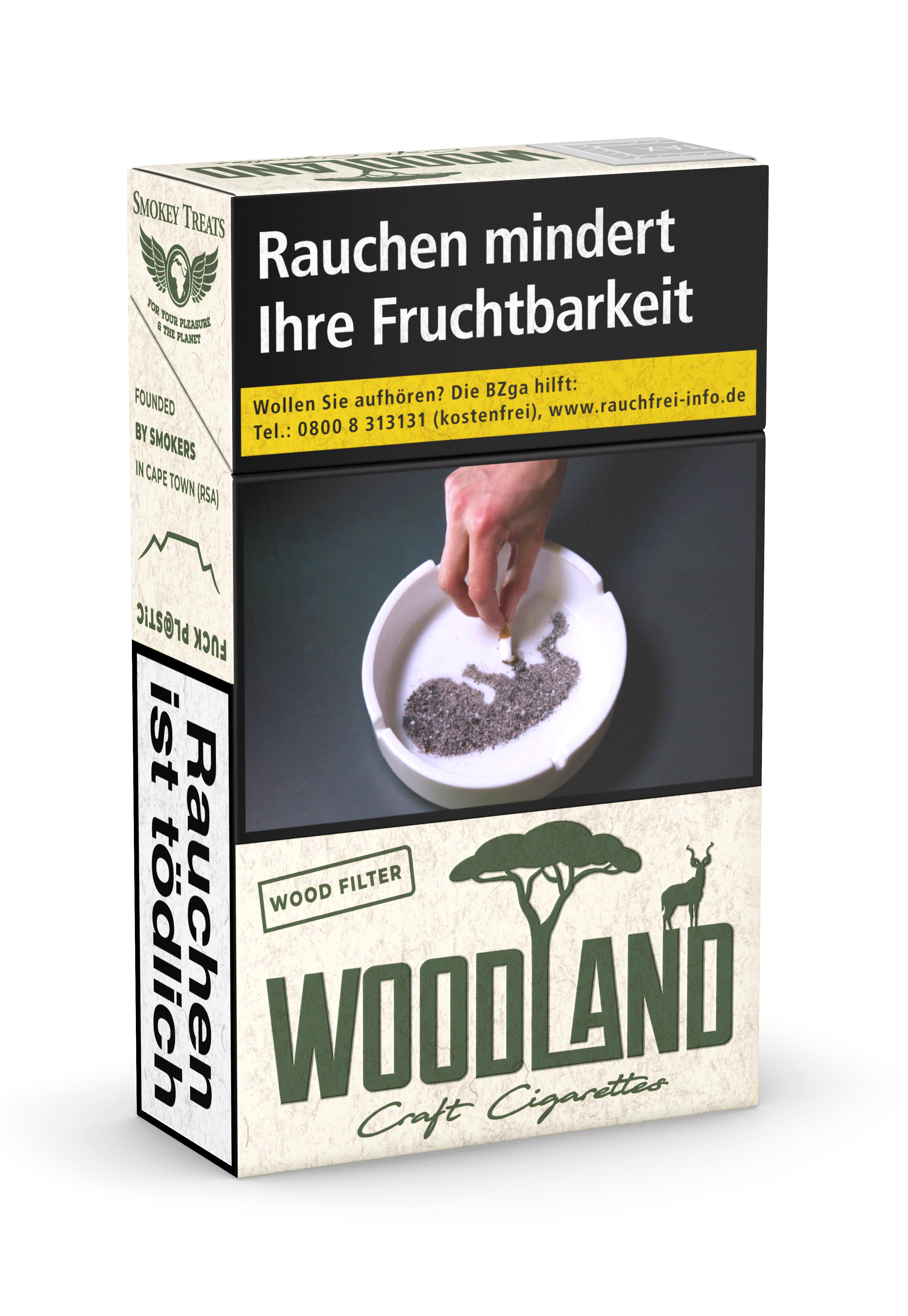 Woodland Craft Zigaretten 1 Packung 20 Stück