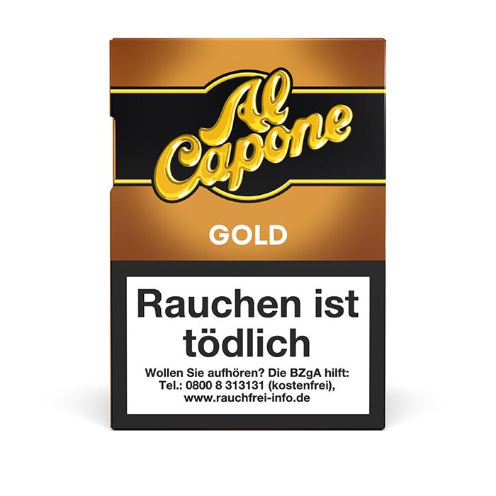 Al Capone Pocket Gold Filter Zigarillos 1 Packung 18 Stück